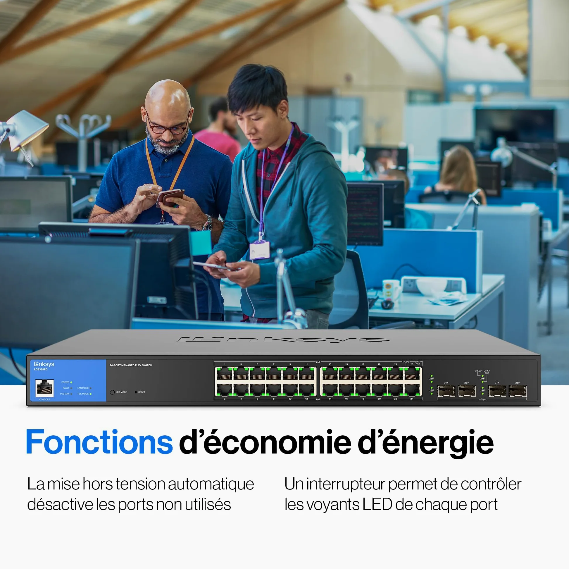 Extension du Réseau Compacte : Plus Grande Capacité Réseau pour des Connexions Stables sur les Appareils : Caméras de Surveillance, Points d'Accès et Systèmes de Sécurité, au Bureau et à la Maison