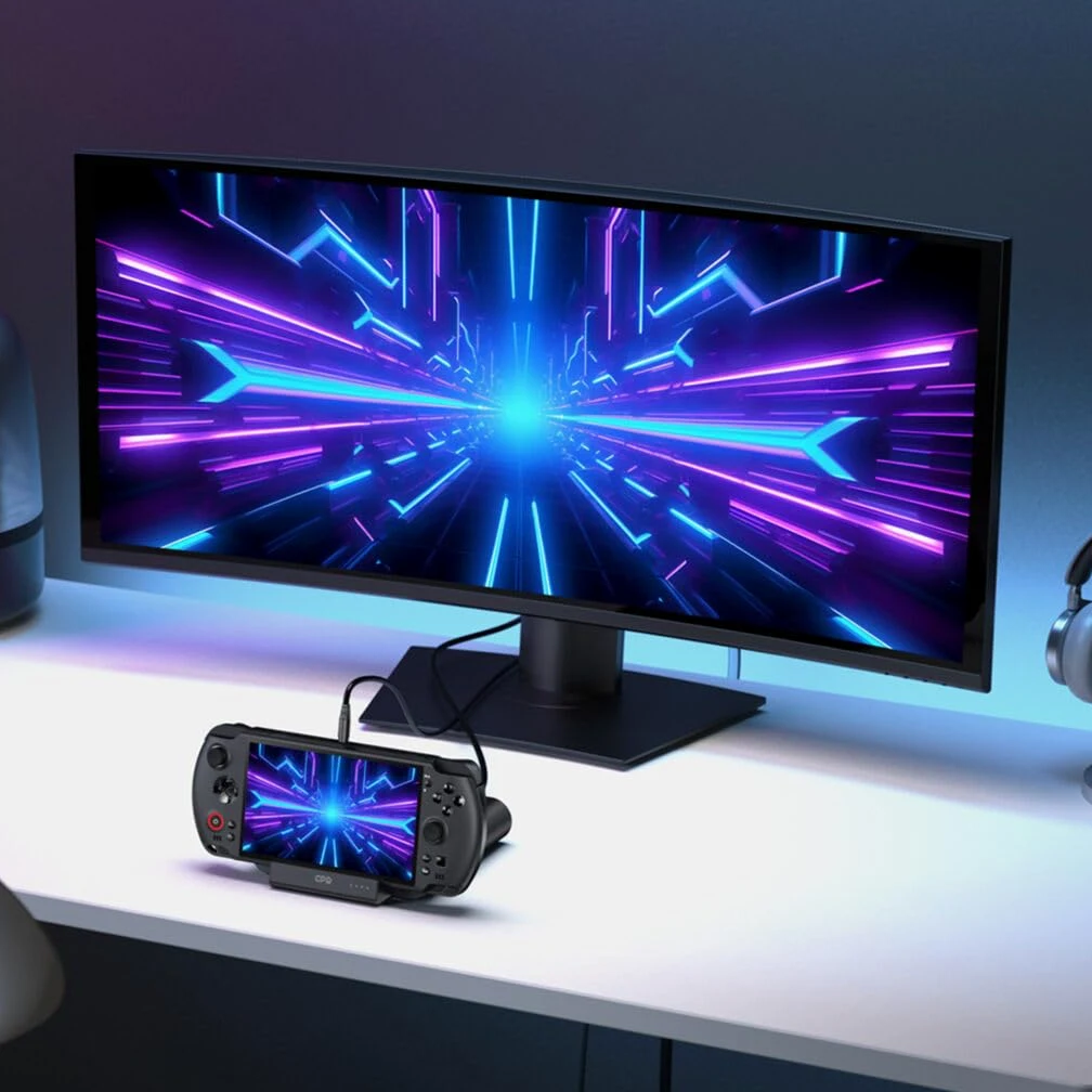 Station d'accueil GPD Win 5 | Hub Intelligent Officiel pour PC Portable GPD Win 5 | Alimentation 100 W, Sortie HDMI 2.1 4K@144 Hz, Ethernet, hub USB