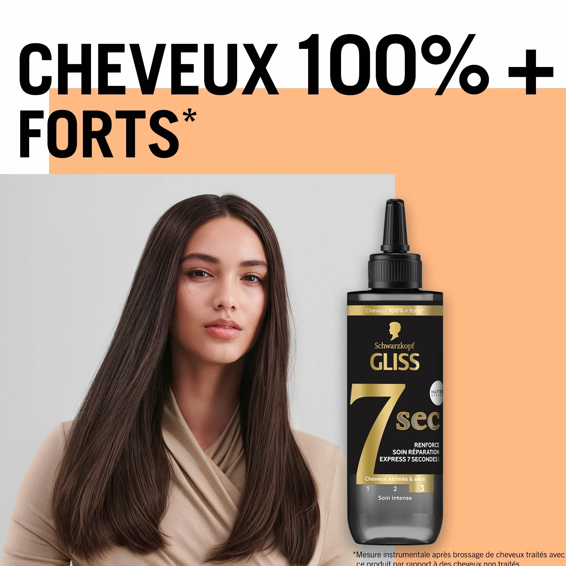 Schwarzkopf GLISS Ultimate Repair Soin Réparation Express 7 Secondes 200 ml Cheveux Secs et Abîmés