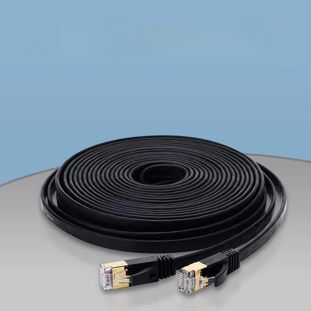 Cocoarm Câble Ethernet Cat 7 32AWG Cuivre sans Oxygène 10Gbps, 25ft (#10)