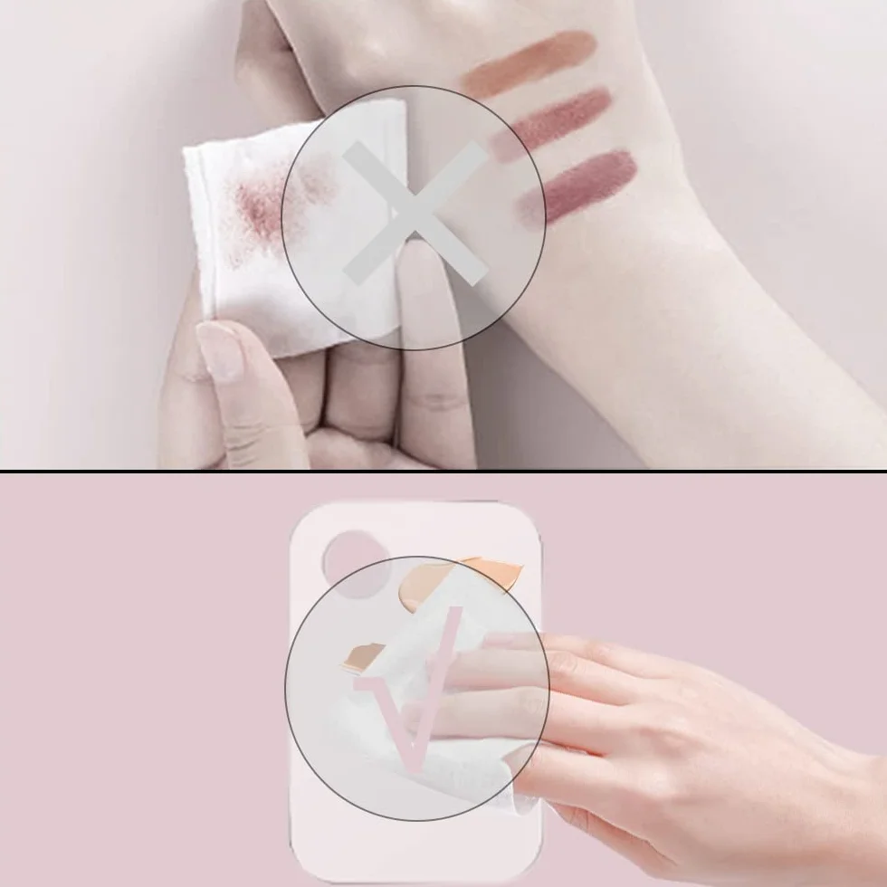 Palette de Maquillage Portable Transparente