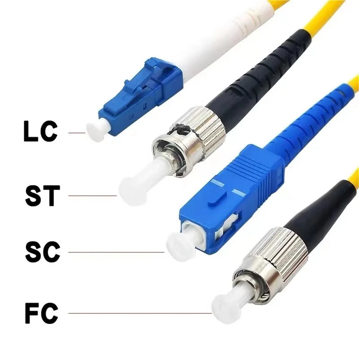 FC-ST Câble de raccordement Fibre Optique 10 Pièces 1-30 m Monomode 20 m 15 m 10 m Rallonge Simplex FTTH(FC-ST 70 m 1 pièce)
