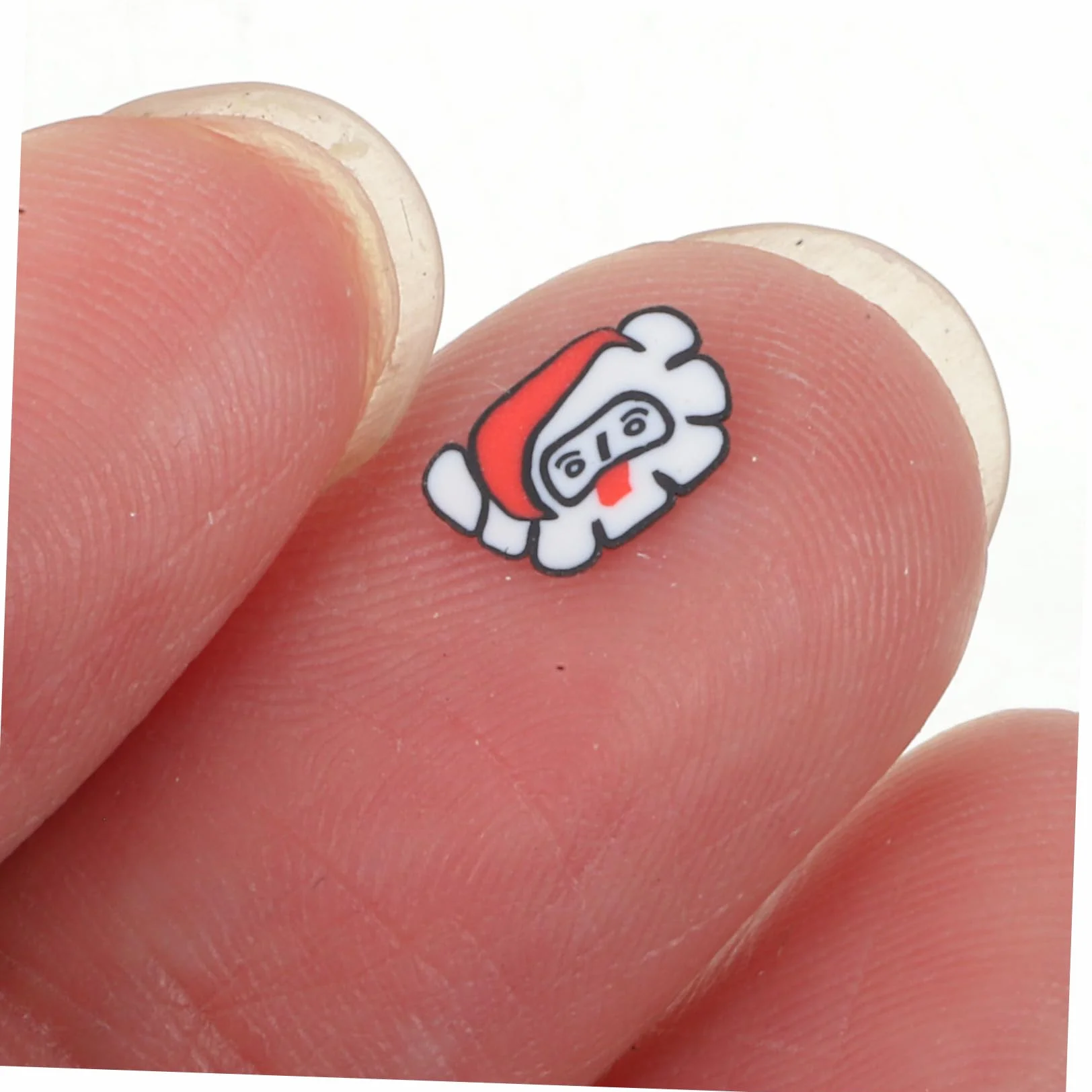 Boîtes Décorations Ongles Pâte Polymère Noël Accessoires DIY Festive Hivernale