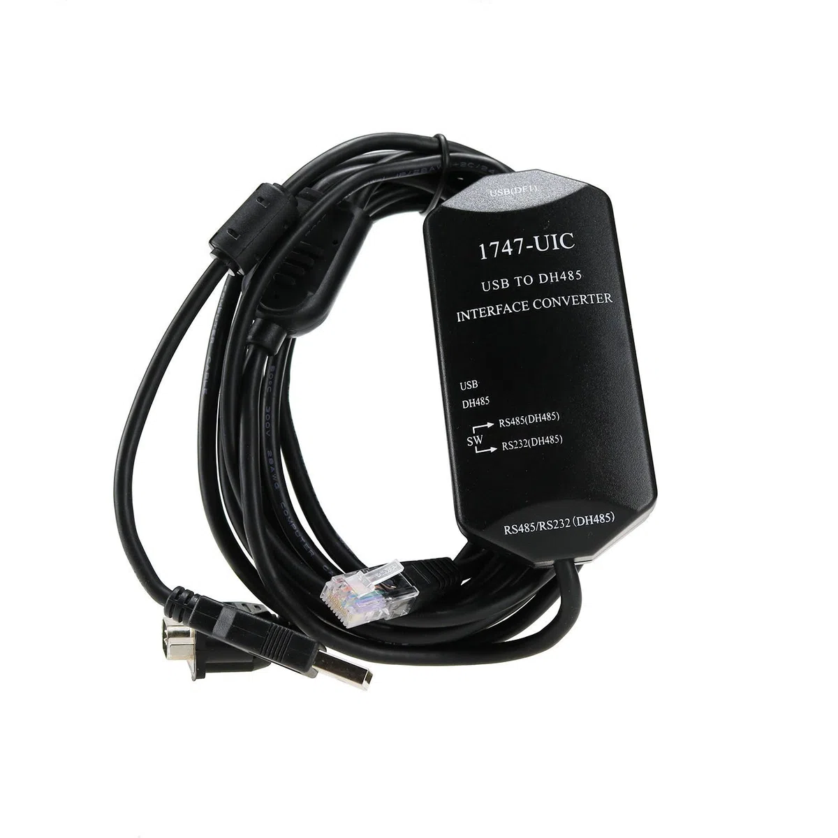 1747-uic USB vers Dh485 RS485 Interface RS232 convertisseur de rechange pour Allen Bradley câble de programmation