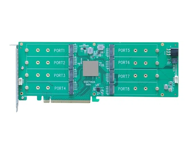 HighPoint Rocket 1108A PCIe 3.0 x16 8 Ports M.2 NVMe HBA