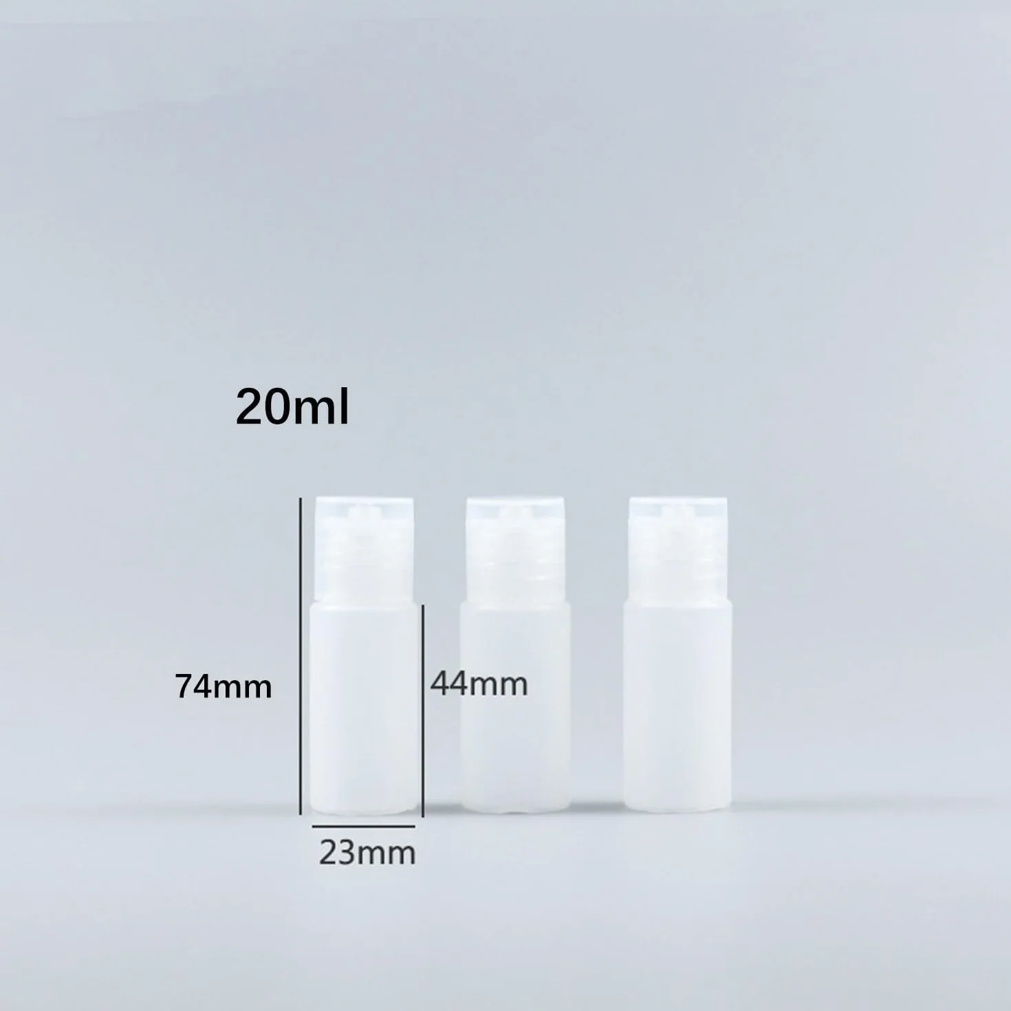 Bouteilles Souples de Voyage 5 Pièces, Flacon Avion 20ml, Kit de Toilette