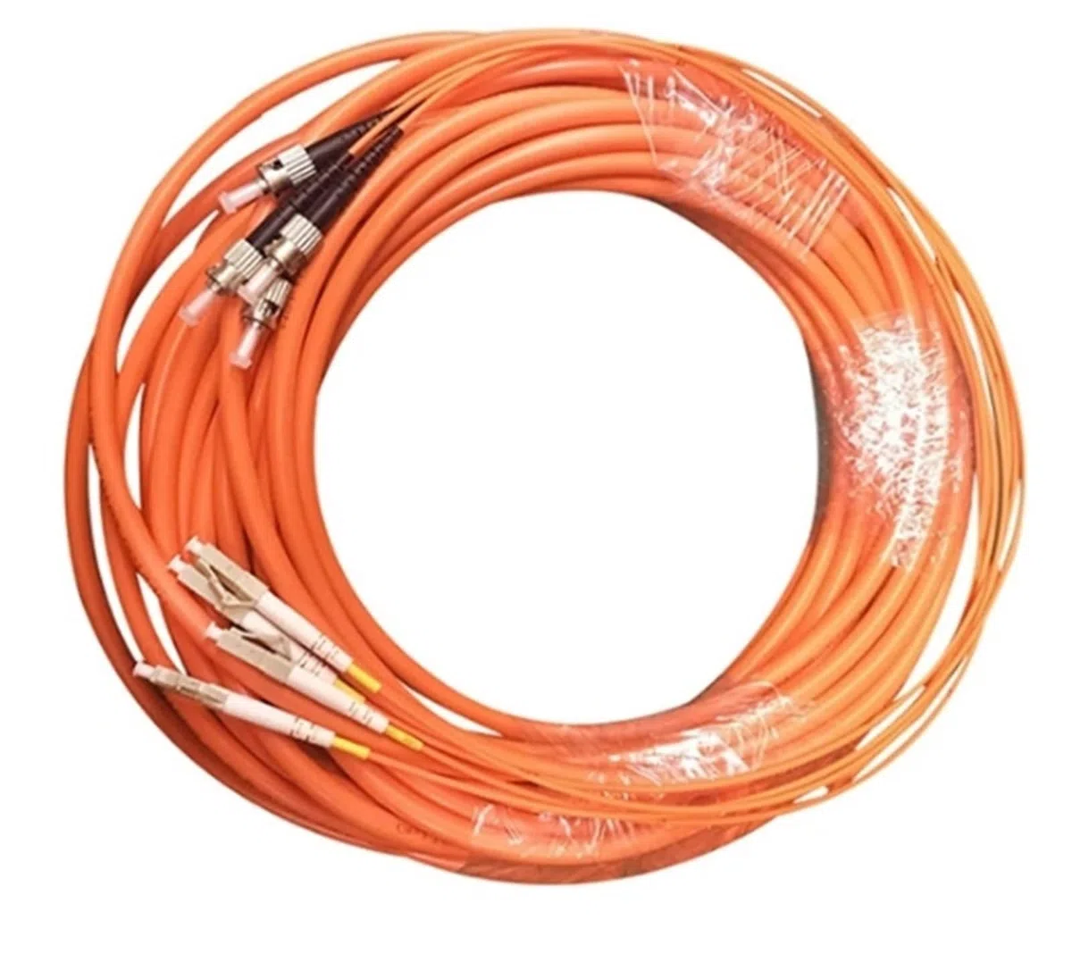 Câble de raccordement à fibre optique 4 conducteurs 5 m, 10 m, 20 m, 30 m OM1, 62,5/125um LC-LC SC FC ST, câble de raccordement multimode (20 m FC-FC)