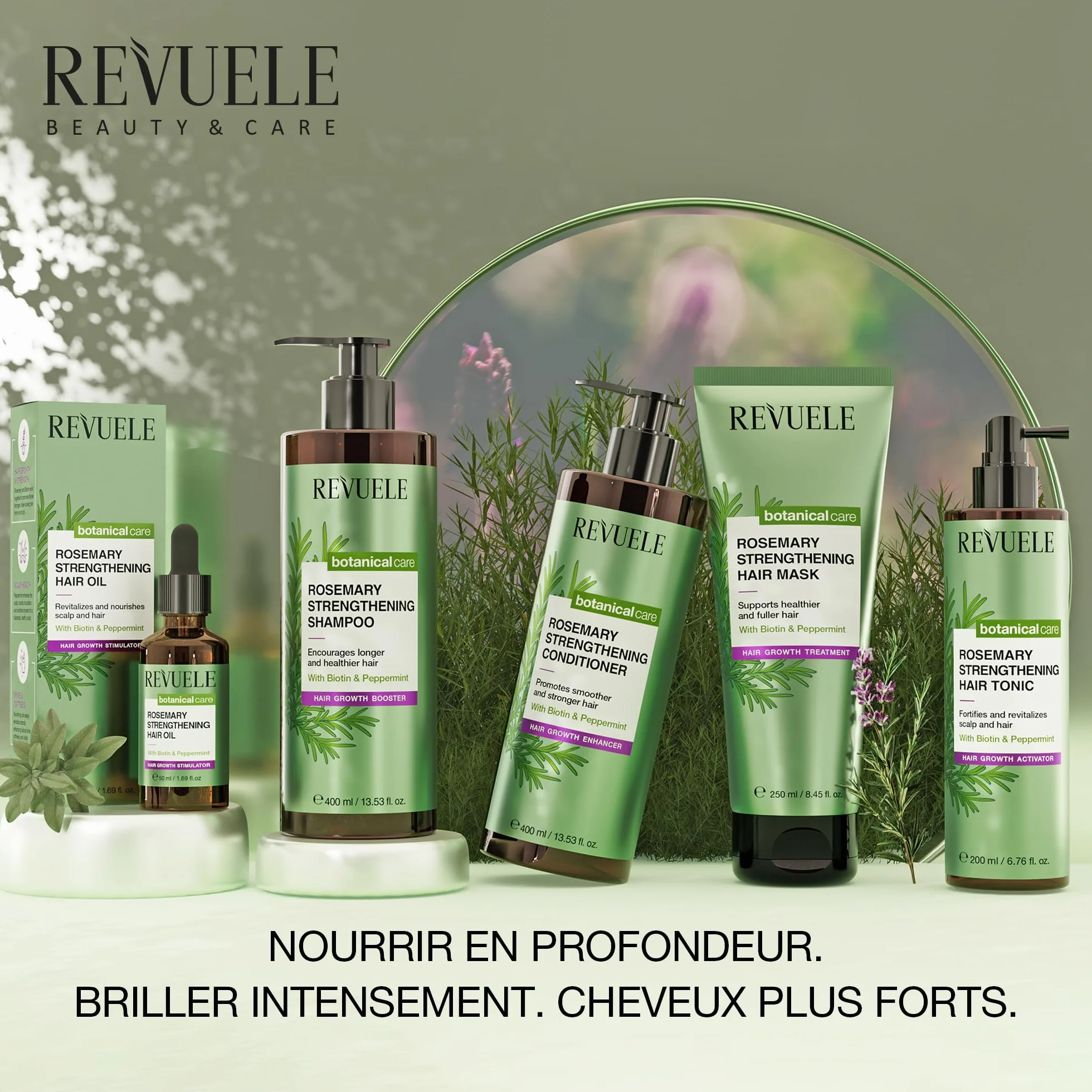 Le REVUELE Spray Rinforzante au Romarin pour Cheveux 150 ml