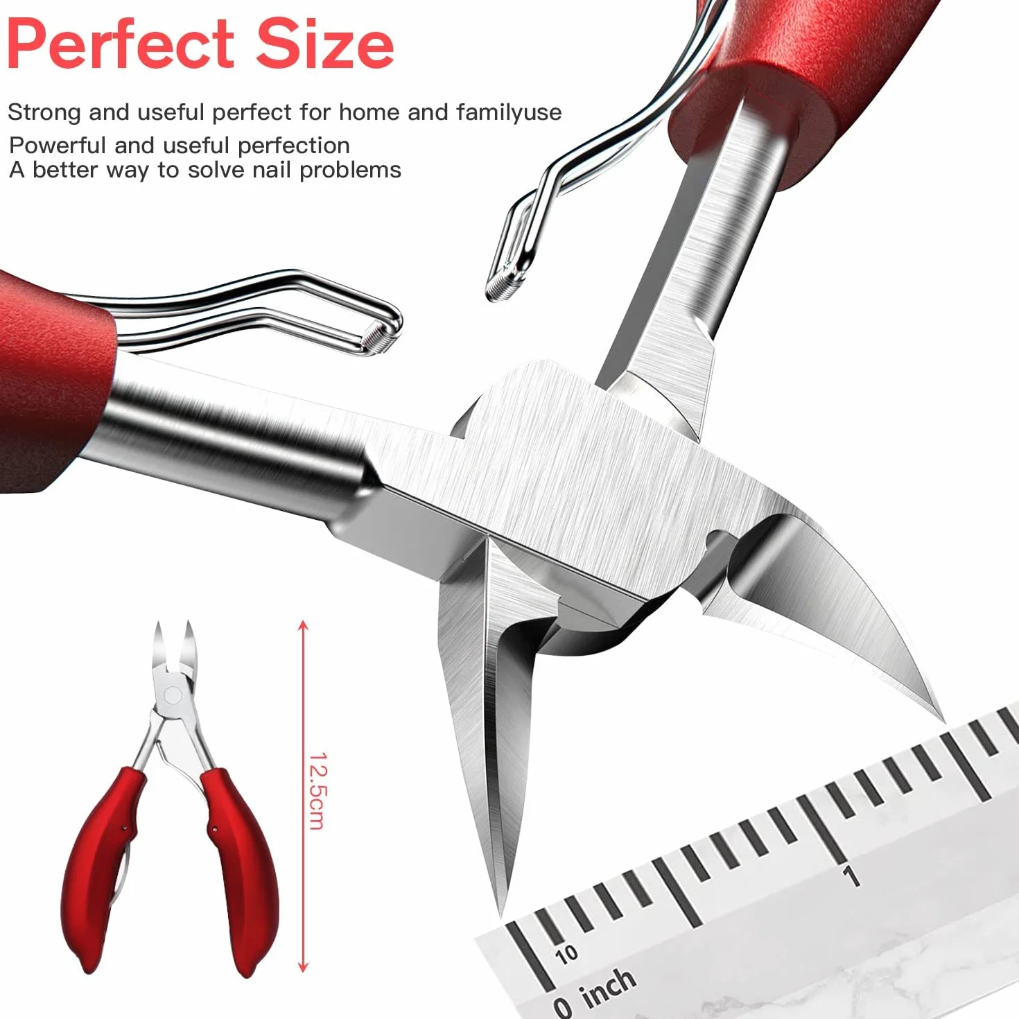 Pince à Ongle Professionnel - Coupe Ongle Pied - Ciseaux Ongles Pieds - Ongle Incarné