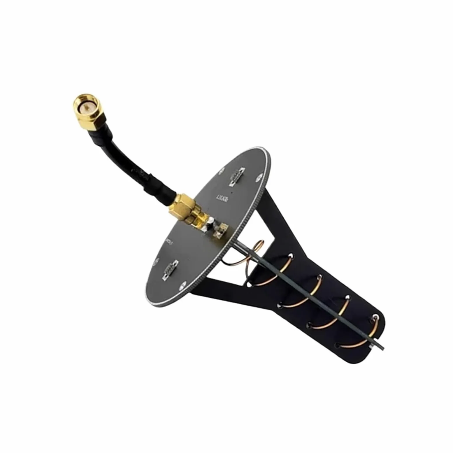 Antenne Directionnelle 5,8G 12,8 DBi SMA | Hélicoïdal à gain élevé, 5800MHz, longue portée, RP-SMA, compact, for drone RC(RHCP-SMA-M)