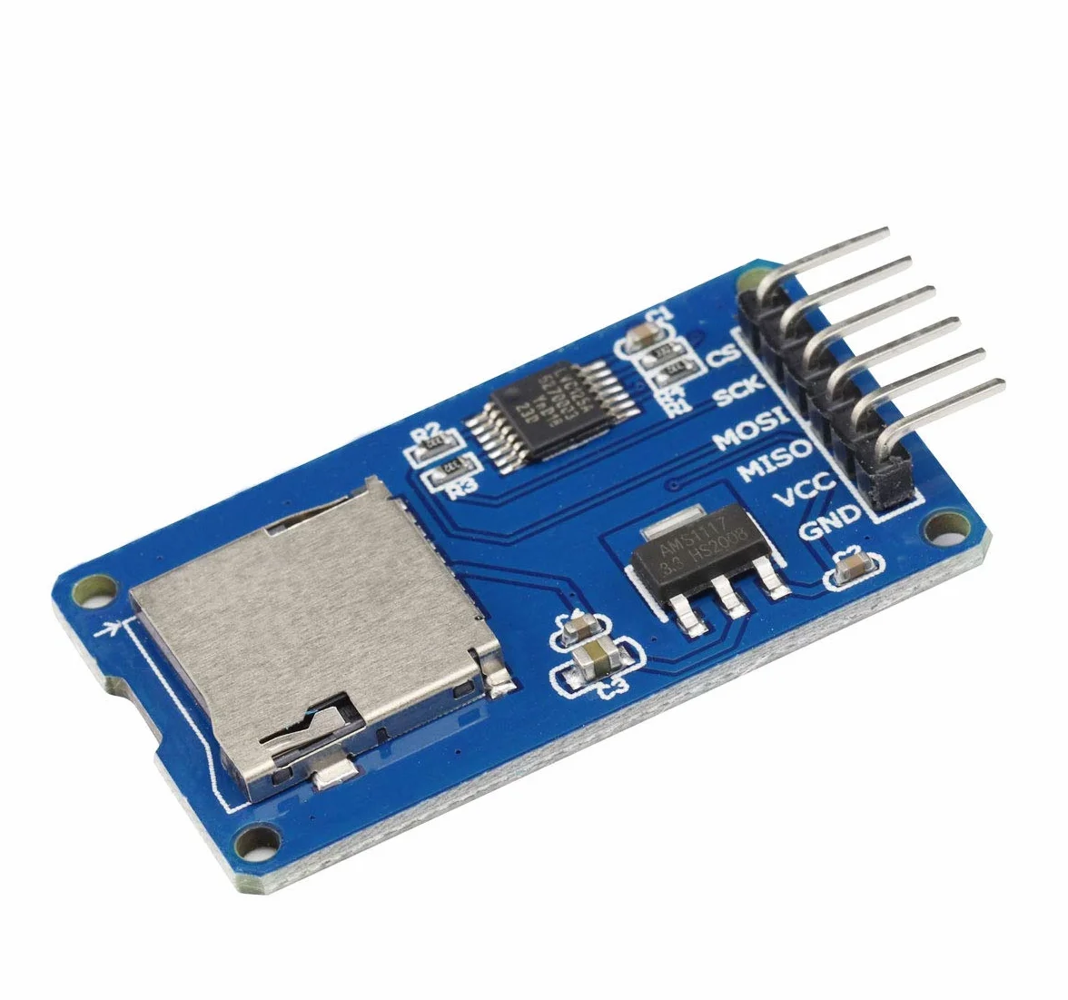 Lot de 10 Modules Carte Micro SD TF Lecture Écriture SPI Interface Driver Board pour Arduino