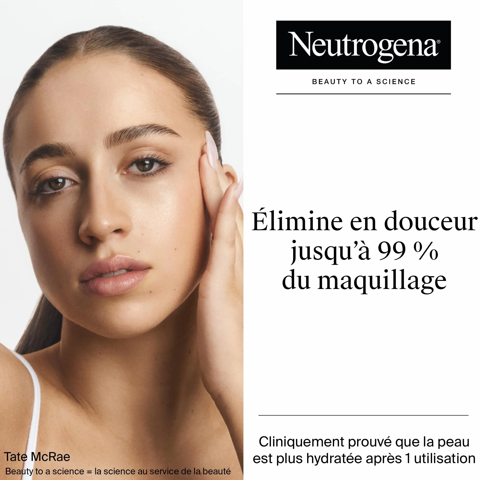 Neutrogena Eau Micellaire Triple Action Hydro Boost 400 ml Nettoyant Visage Acide Hyaluronique Démaquillant Hydratation