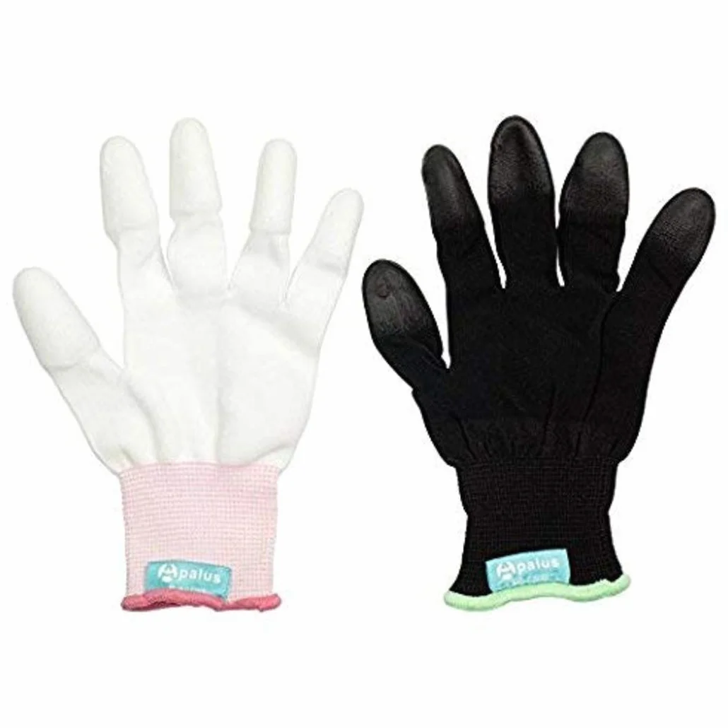 Apalus Gants Résistants à la Chaleur pour Coiffer Cheveux Fer à Lisser, Friser, Boucler - 1 Paire
