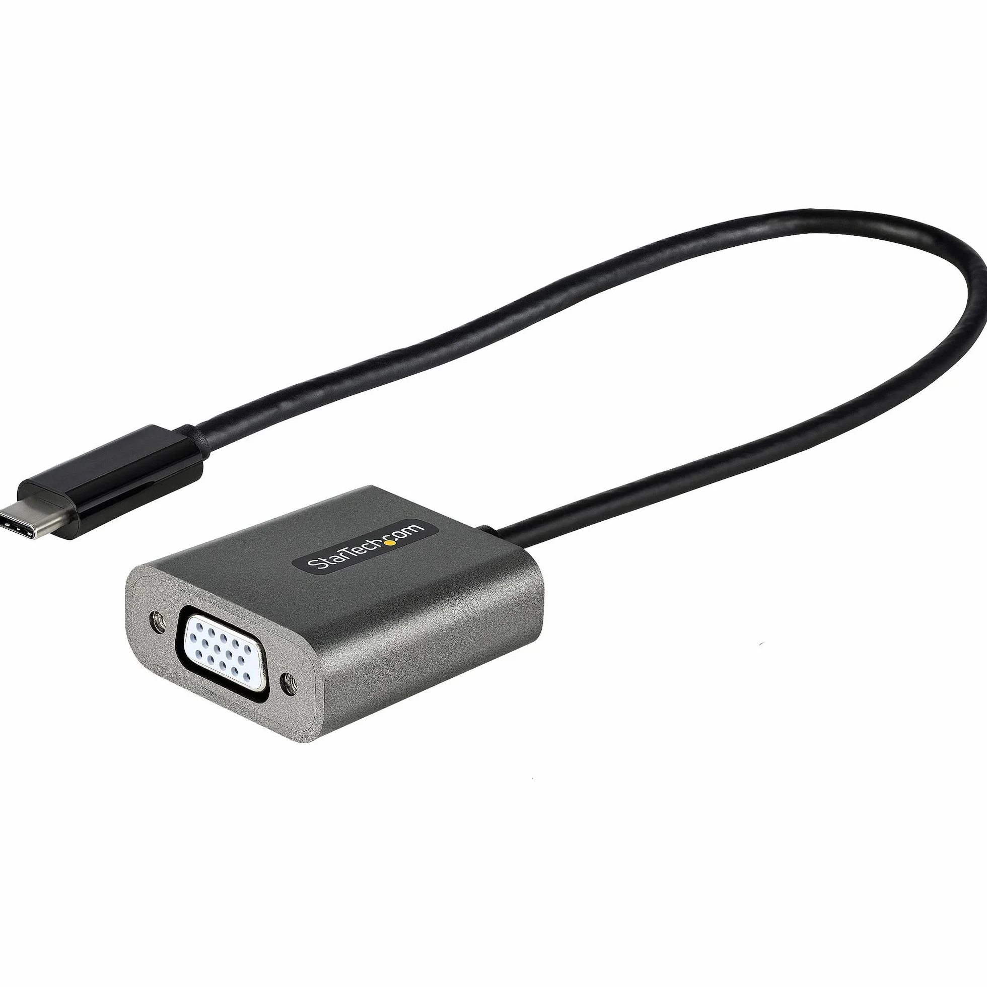 StarTech.com Adaptateur USB C vers VGA - Convertisseur USB-C 1080p vers VGA - Câble Intégré 30cm