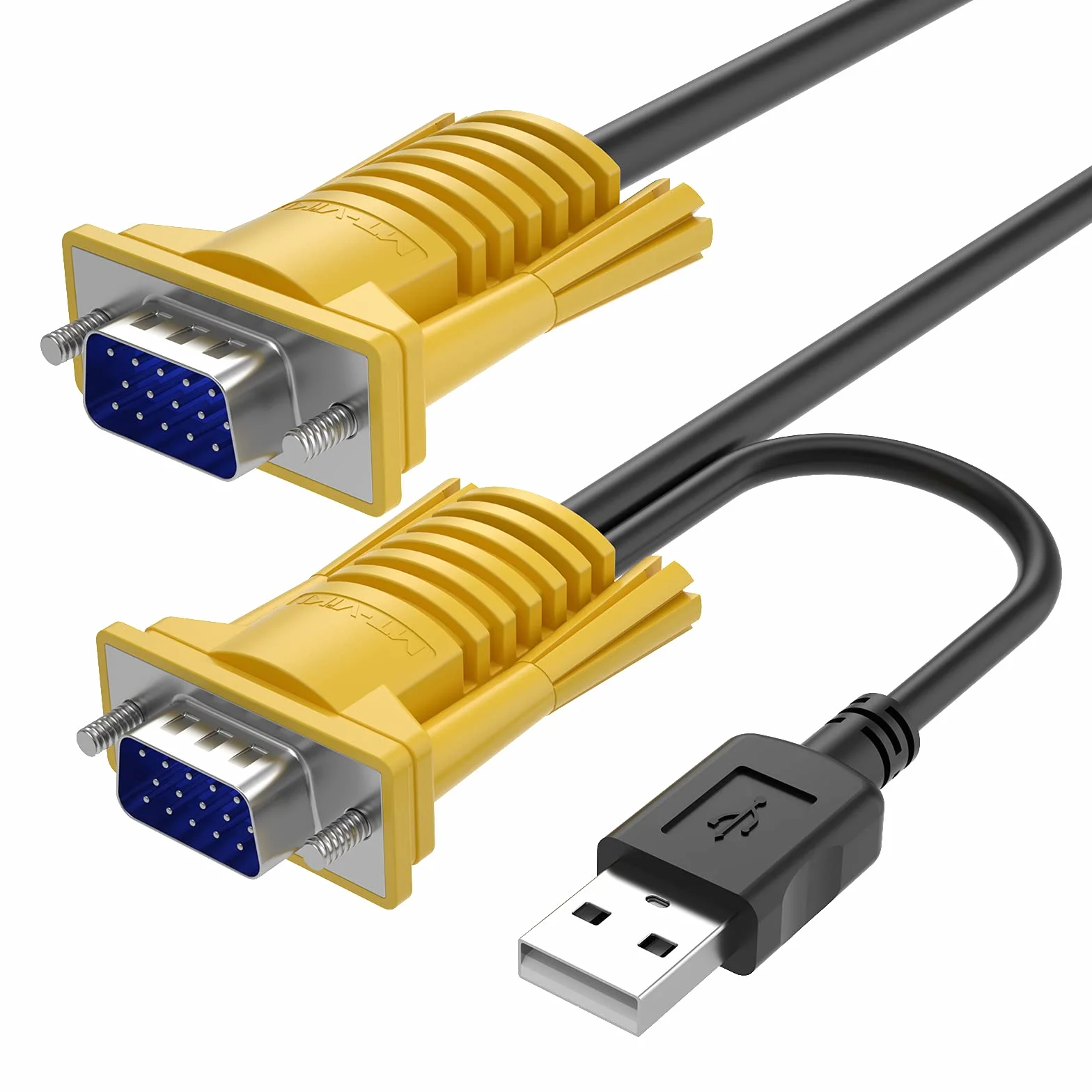 Câble USB VGA KVM 2 en 1 3 m pour commutateur KVM