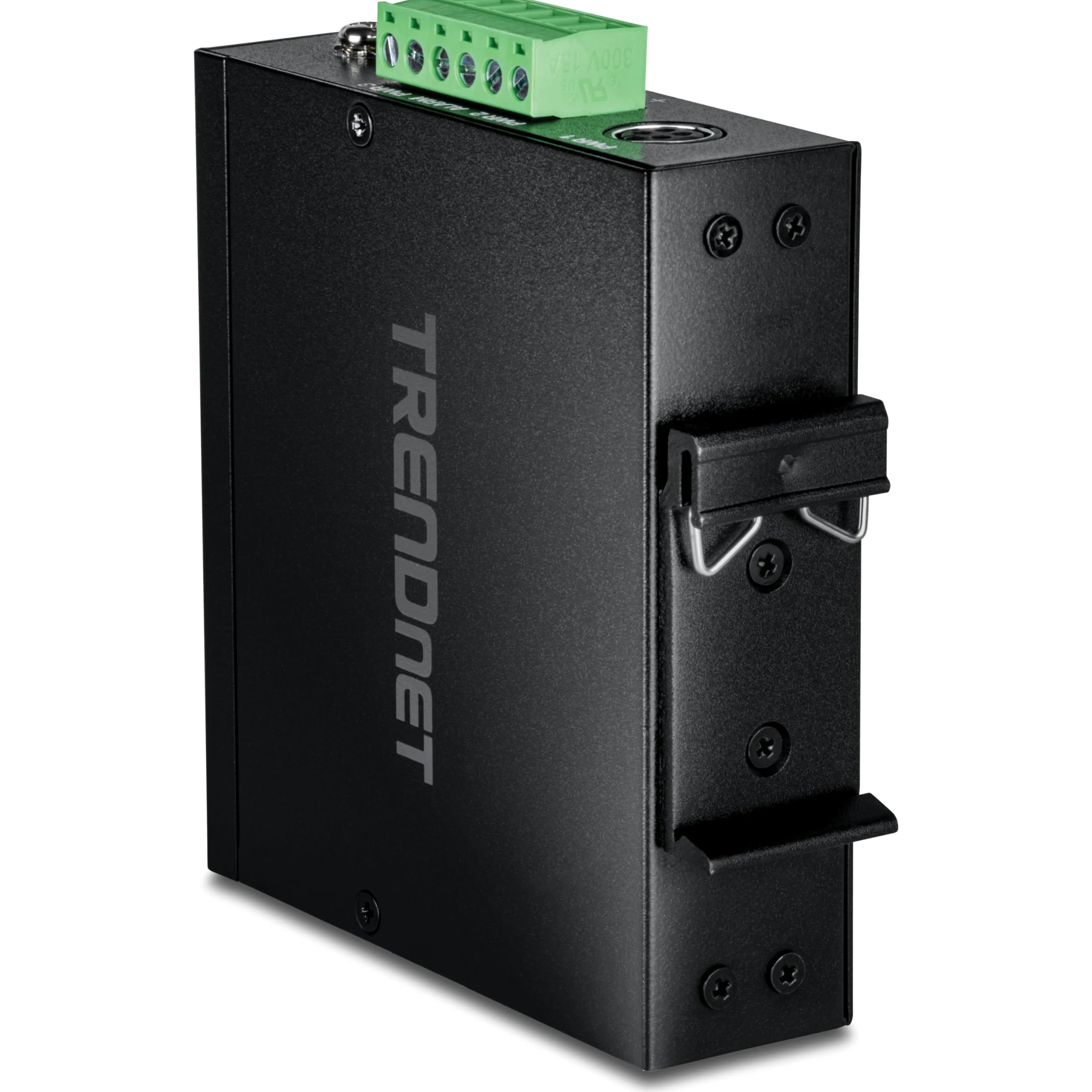 TRENDnet, TI-PF11SFP, Convertisseur de média Industriel SFP vers Gigabit PoE+, boîtier classé IP30, Plage de température de Fonctionnement -40°–75 °C à (-40° – 167 °F)