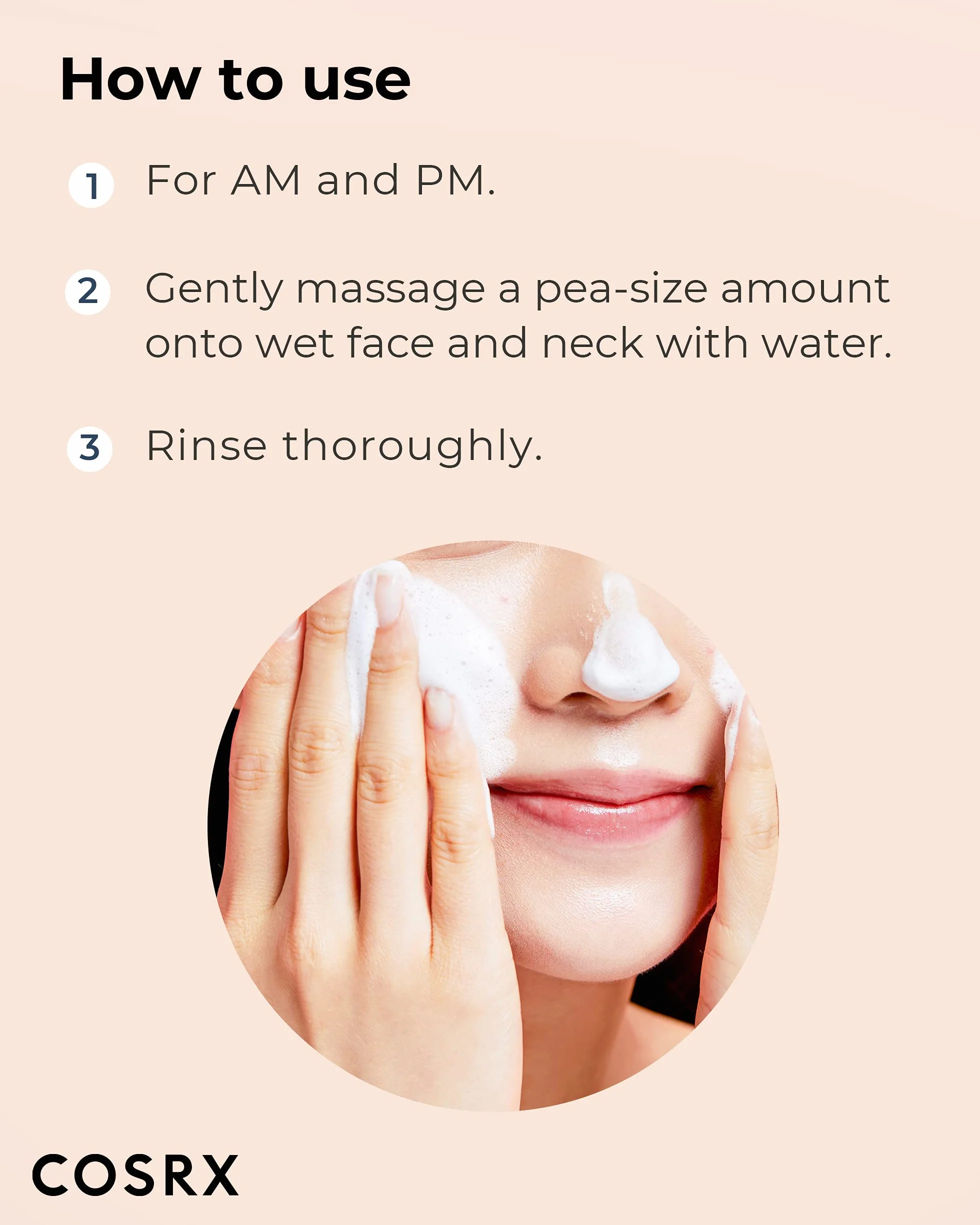 COSRX AC Collection Calming Foam Cleanser 150ml Facial Cleanser for Acne Prone Skin Sensitive Blemish Prone Skin