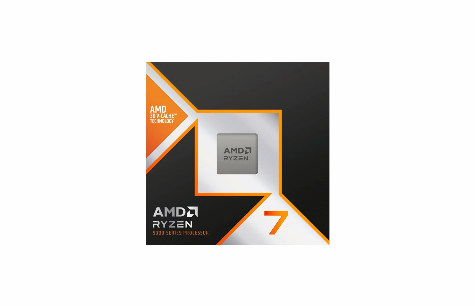 AMD RYZEN 7 9850X3D 8 Cœurs 16 Threads Zen 5 104 Mo Cache TDP 120W 5,6 GHz Boost Socket AM5