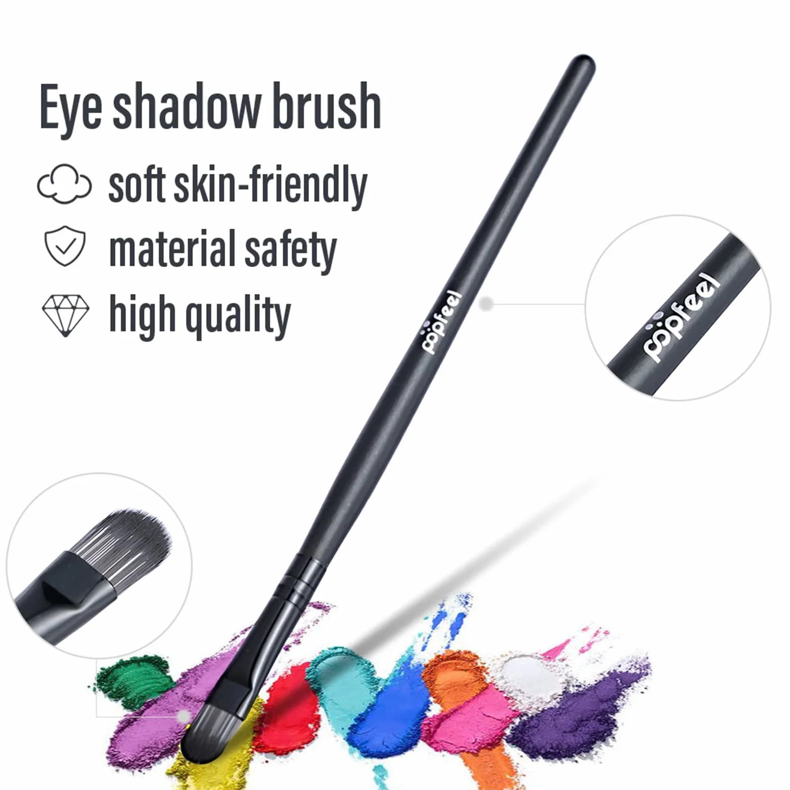 Kit tout-en-un maquillage 8 pièces avec fard paupières, brillant lèvres et pinceaux correcteur