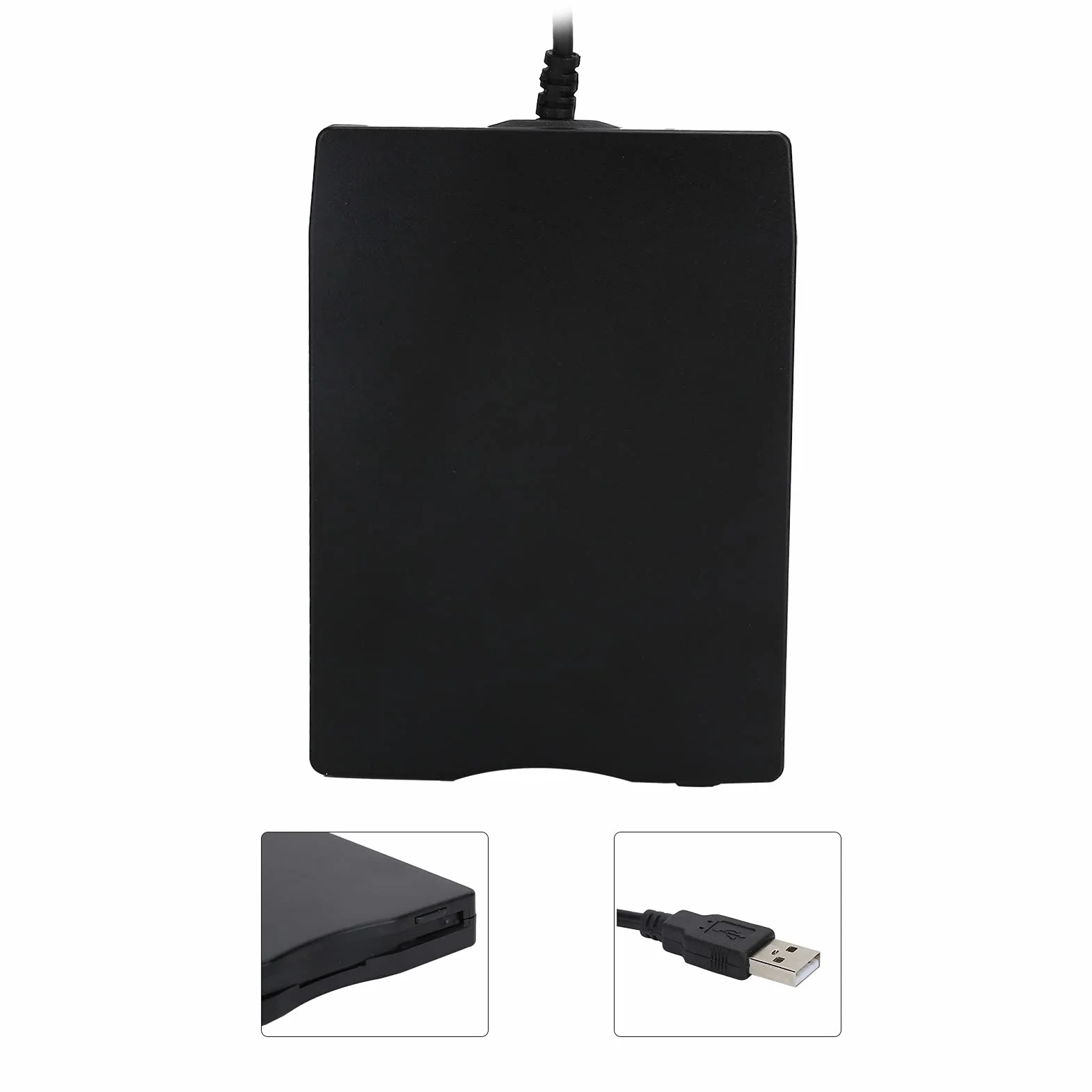 Lecteur de Disquette USB 3,5 Pouces Externe Portable 720 KO 1,44 Mo Compatible Ordinateurs Bureau