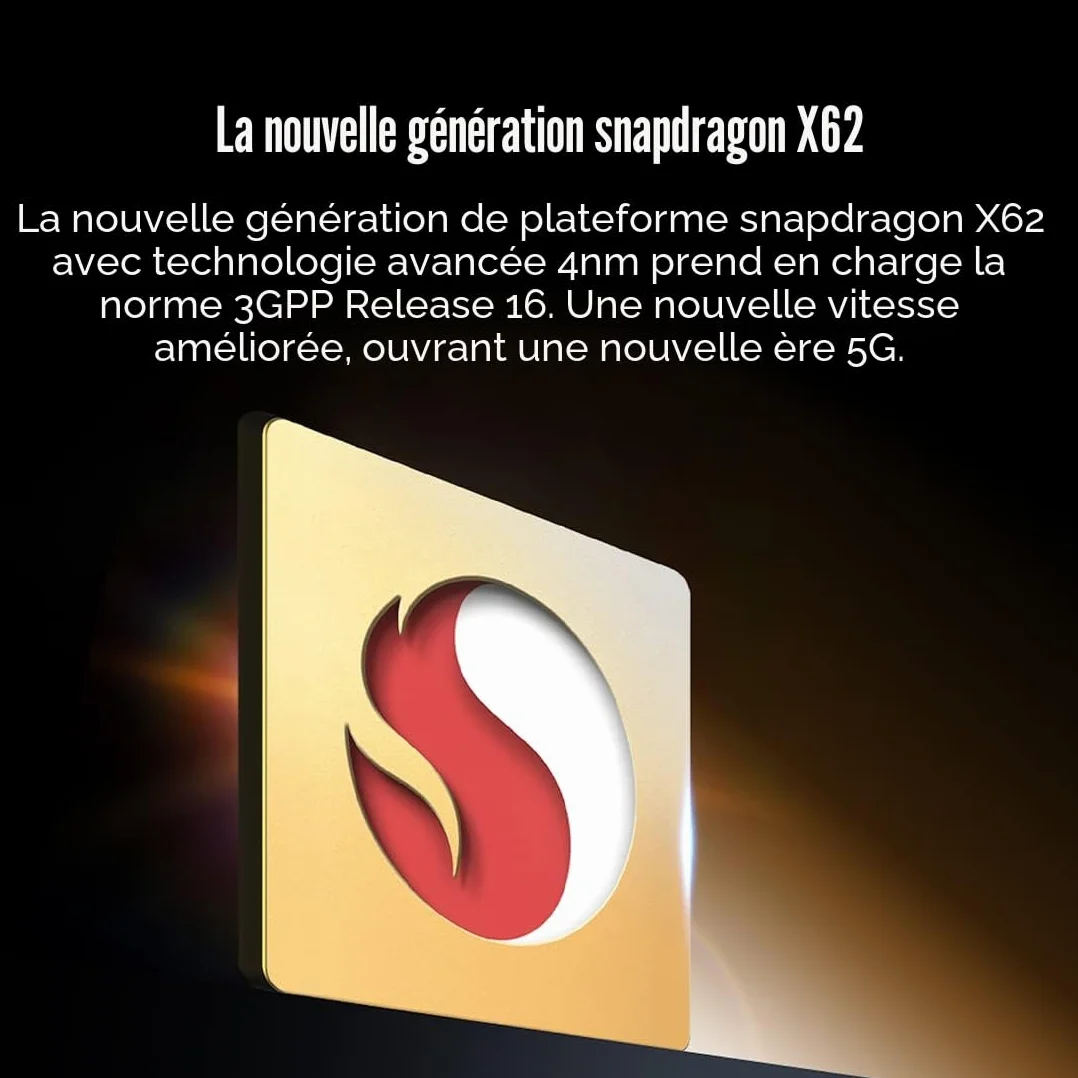 ZTE MU5120 Hotspot WiFi Portable 5G 10000 mAh Charge inversée 18 W NFC écran Tactile 2,4" 32 appareils SIM déverrouillée