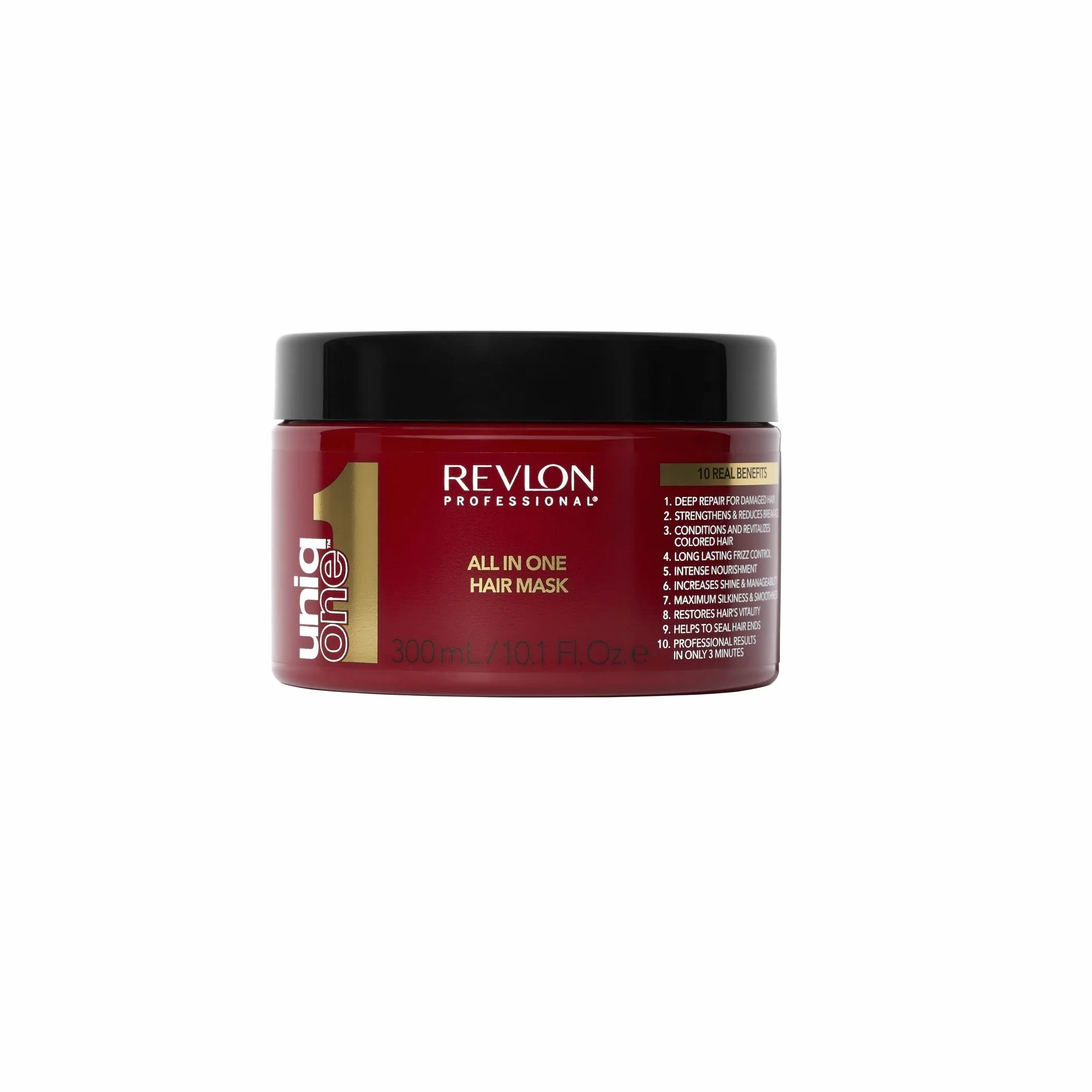 Revlon Professional UniqOne Protecteur de Chaleur Cheveux Masque Réparateur Instantané 10 Bienfaits 300 ml