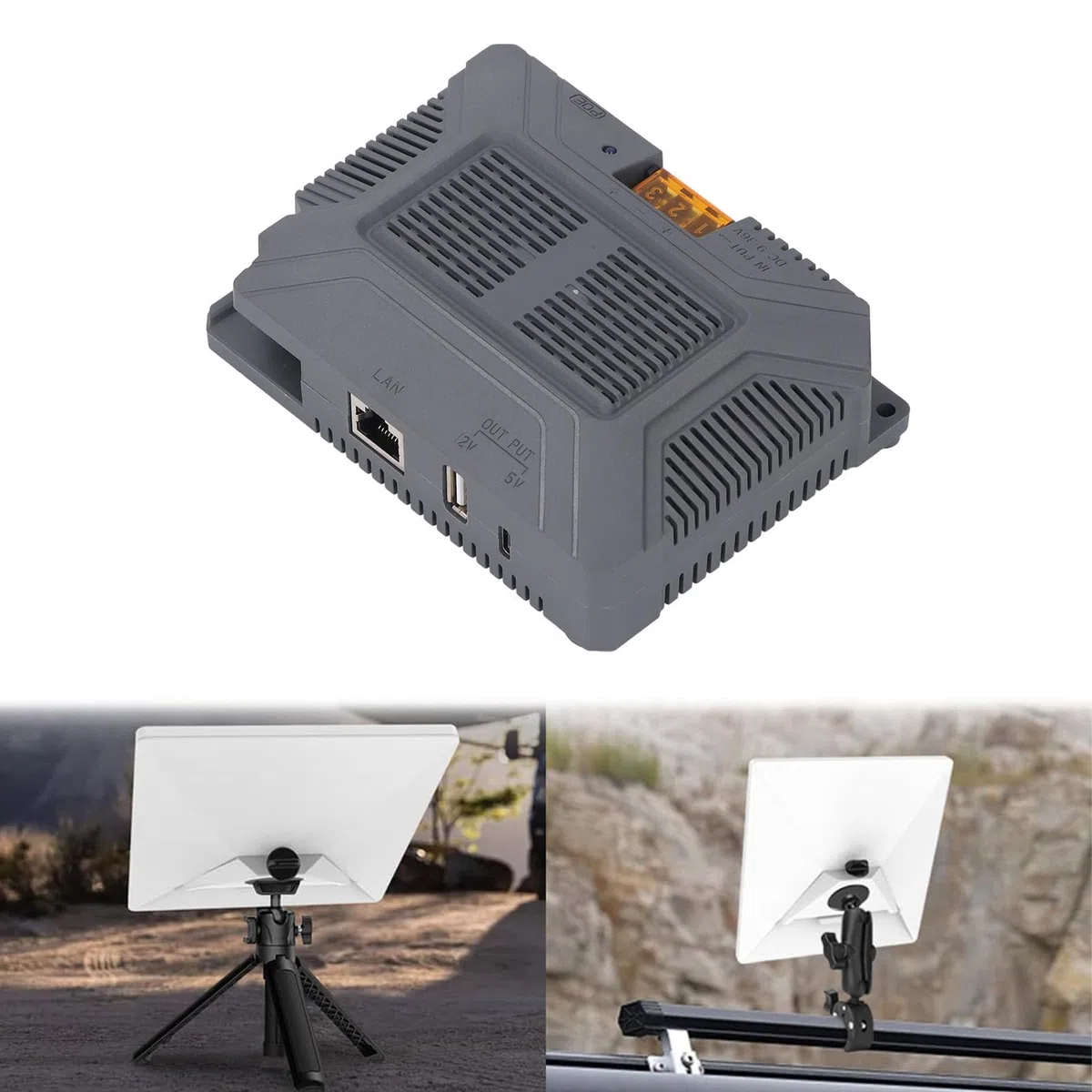 Generic Injecteur PoE Ethernet Gigabit 200 W Polyvalent avec Sortie USB pour Une Intégration Transparente