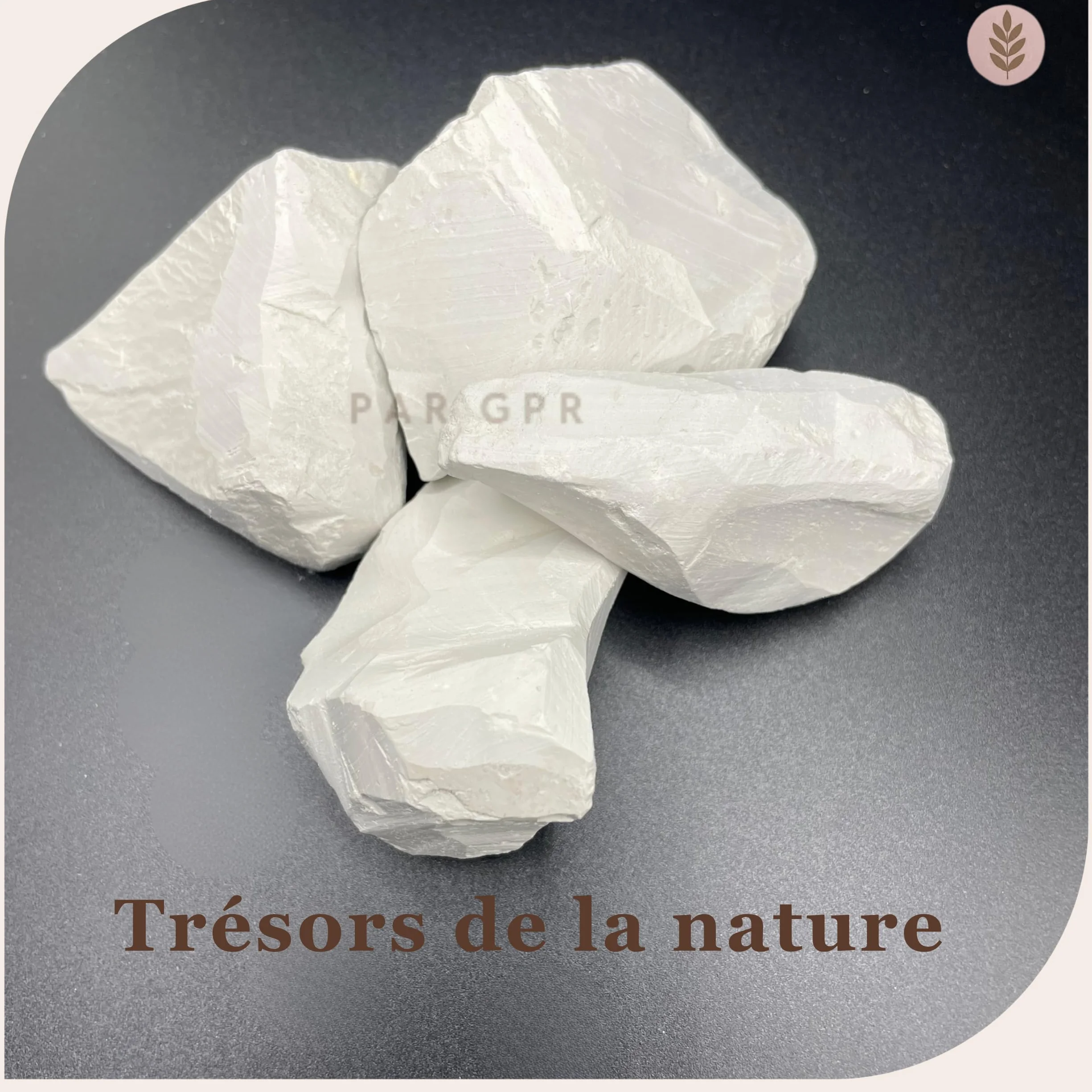 Kaolin du Bénin 100 g – Argile Blanche Africaine – Terre Naturelle – Kalaba Naturel