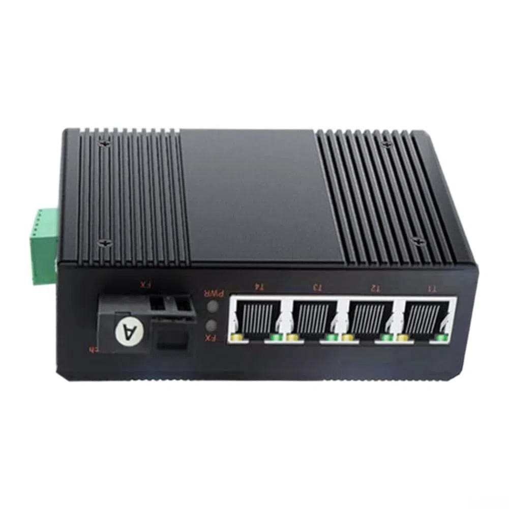 Convertisseur multimédia Gigabit DIN Rail en aluminium Protection IP40