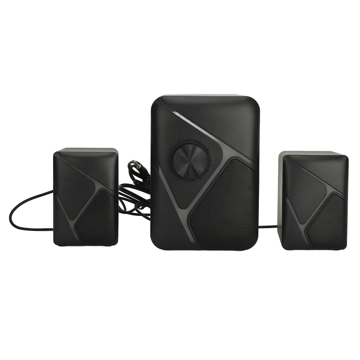 lyrlody Haut-parleurs de Bureau USB, Caisson de Basses RGB 2.1 Canaux