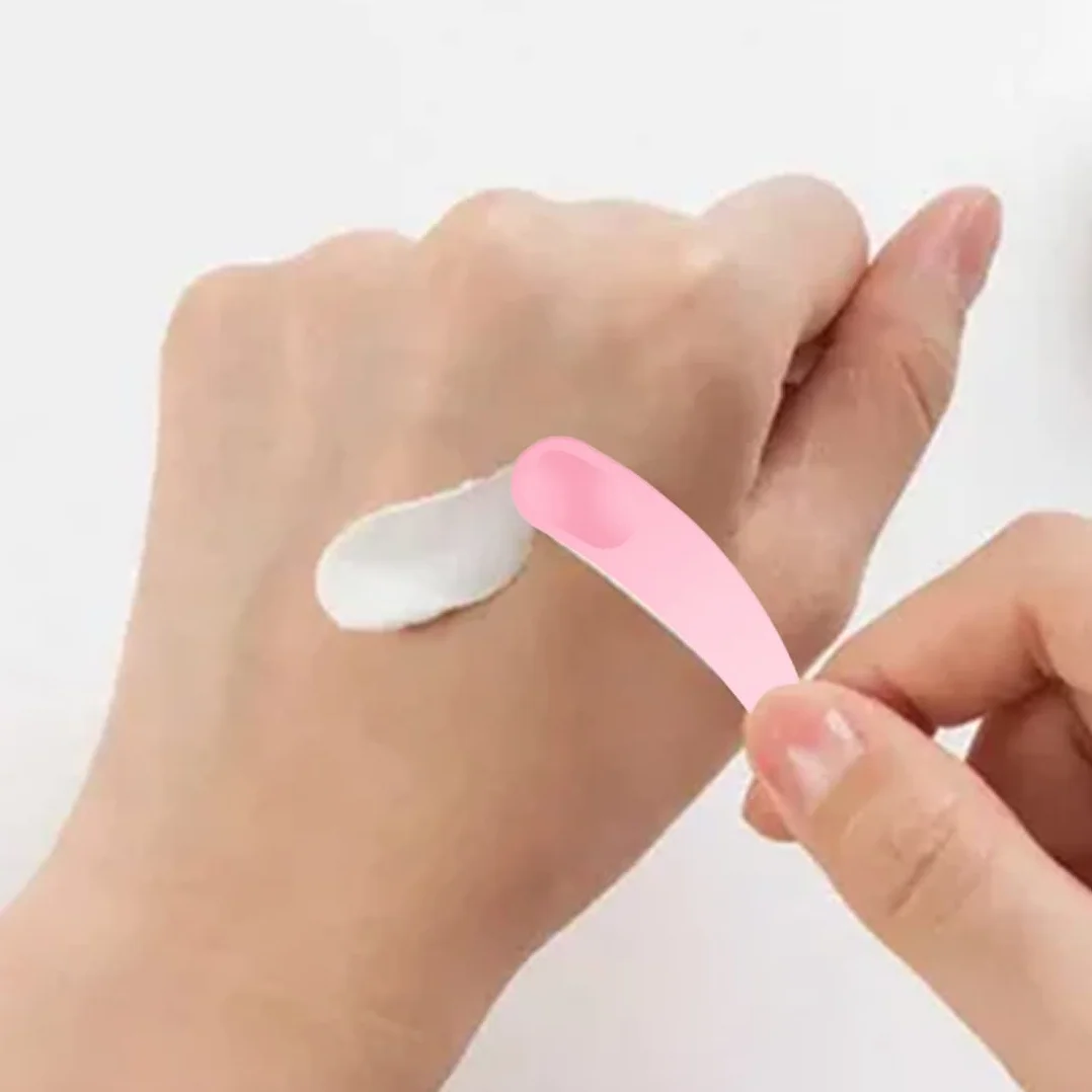 Spatules de maquillage crème 60pcs mini cuillère en plastique cosmétique pour visage masque