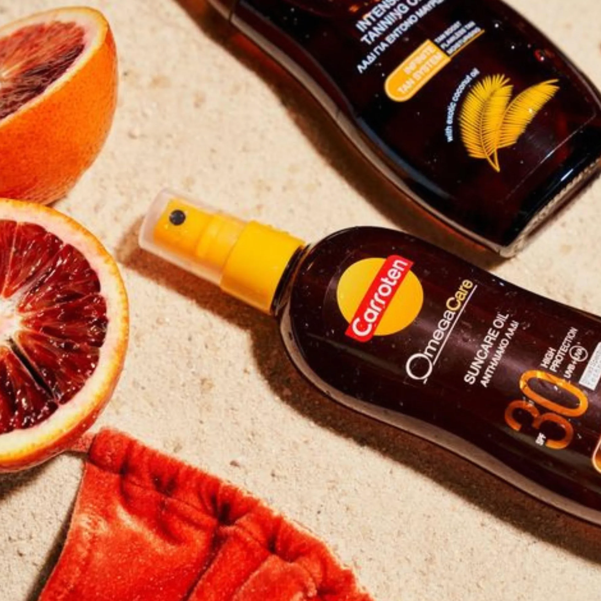 Carroten OmegaCare Tanning Oil FPS 30 150 ml - Huile Bronzante avec Acides Gras Oméga - Protection Solaire