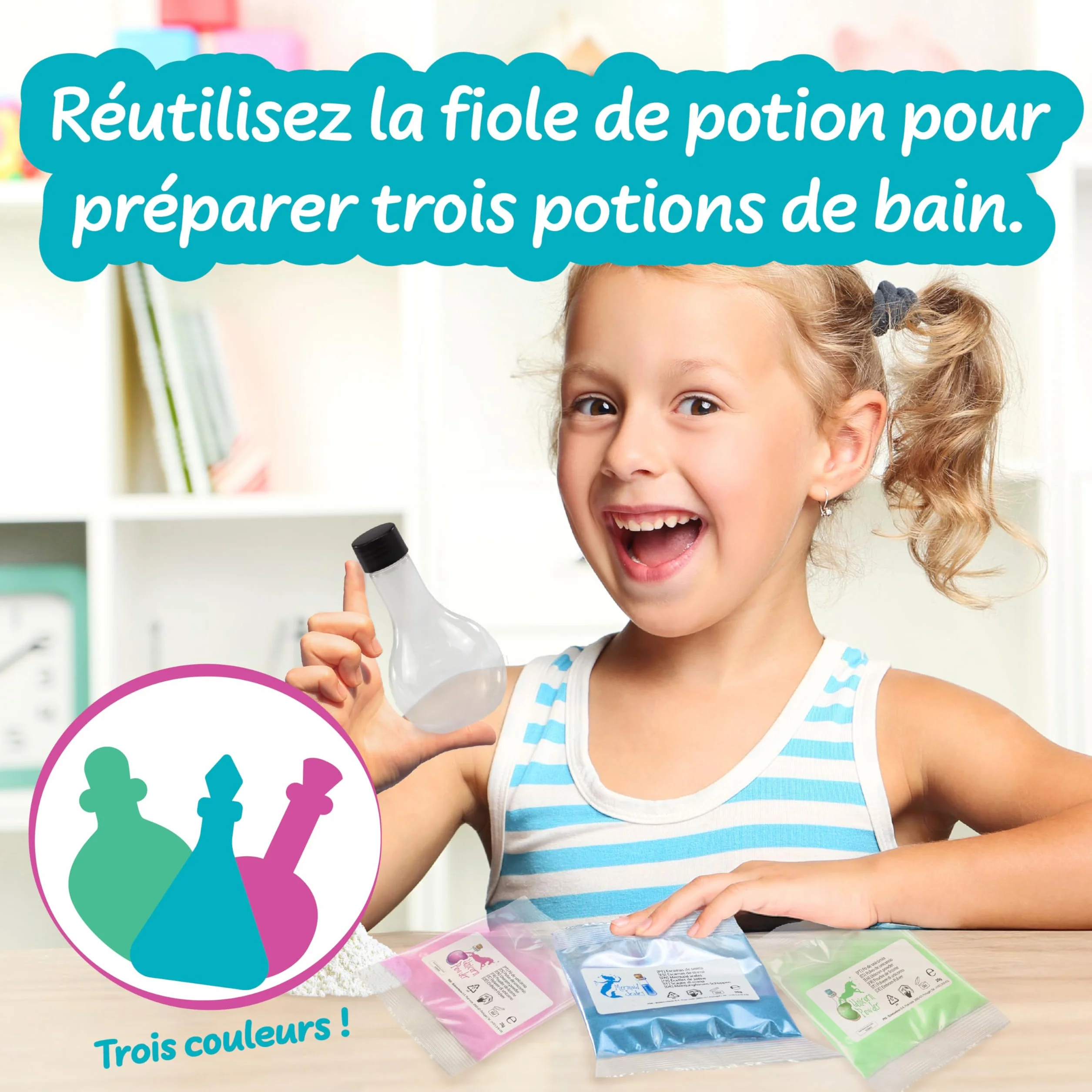 Science4you Potions de Bain Enfants 6+ Ans Kit Fabrication Bombes de Bain Scientifiques Éducatifs