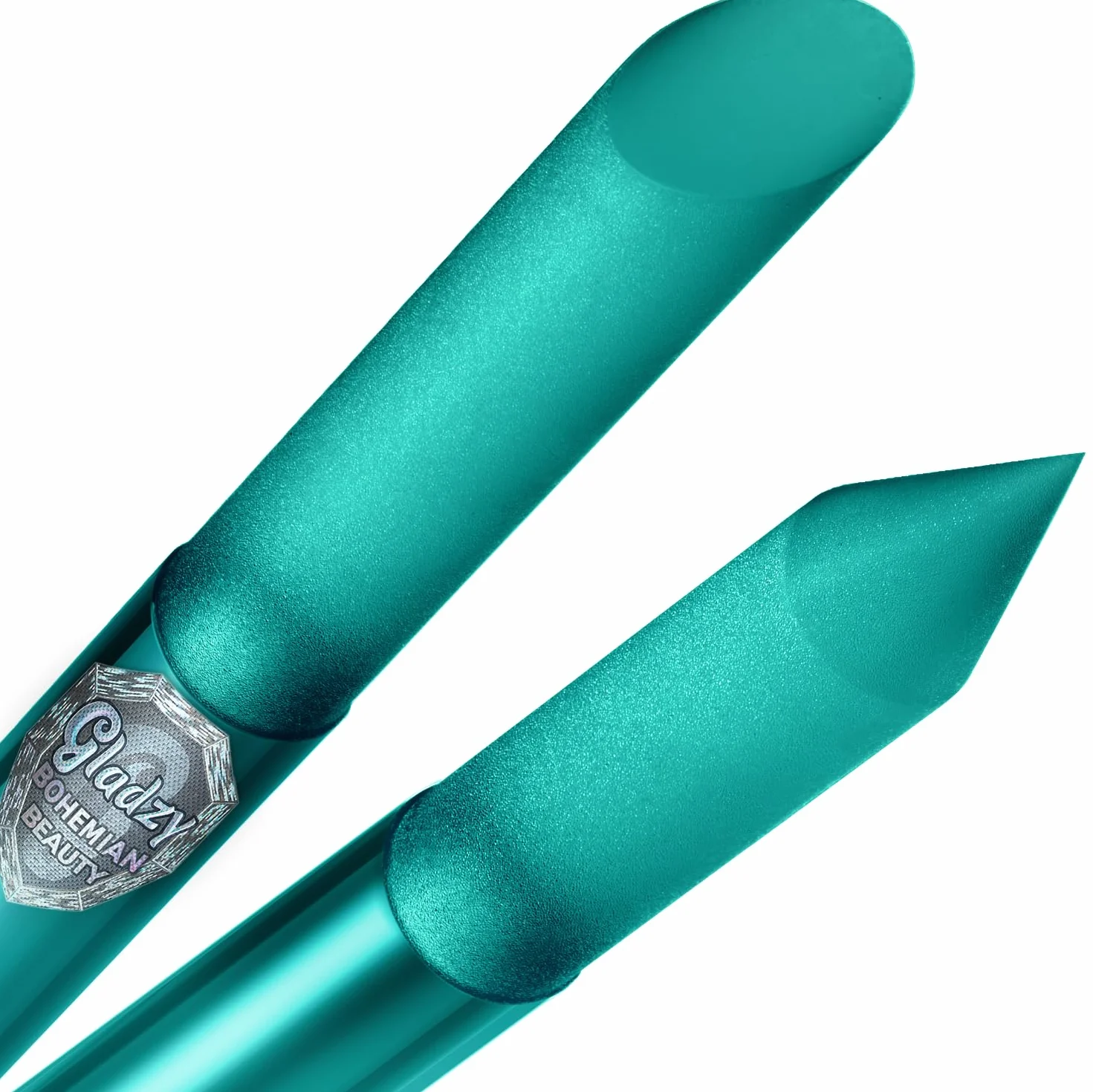 Lime à Ongles en Verre Gladzy - Bâton de Manucure avec Poussoir à Cuticules, Dissolvant Professionnel de Précision