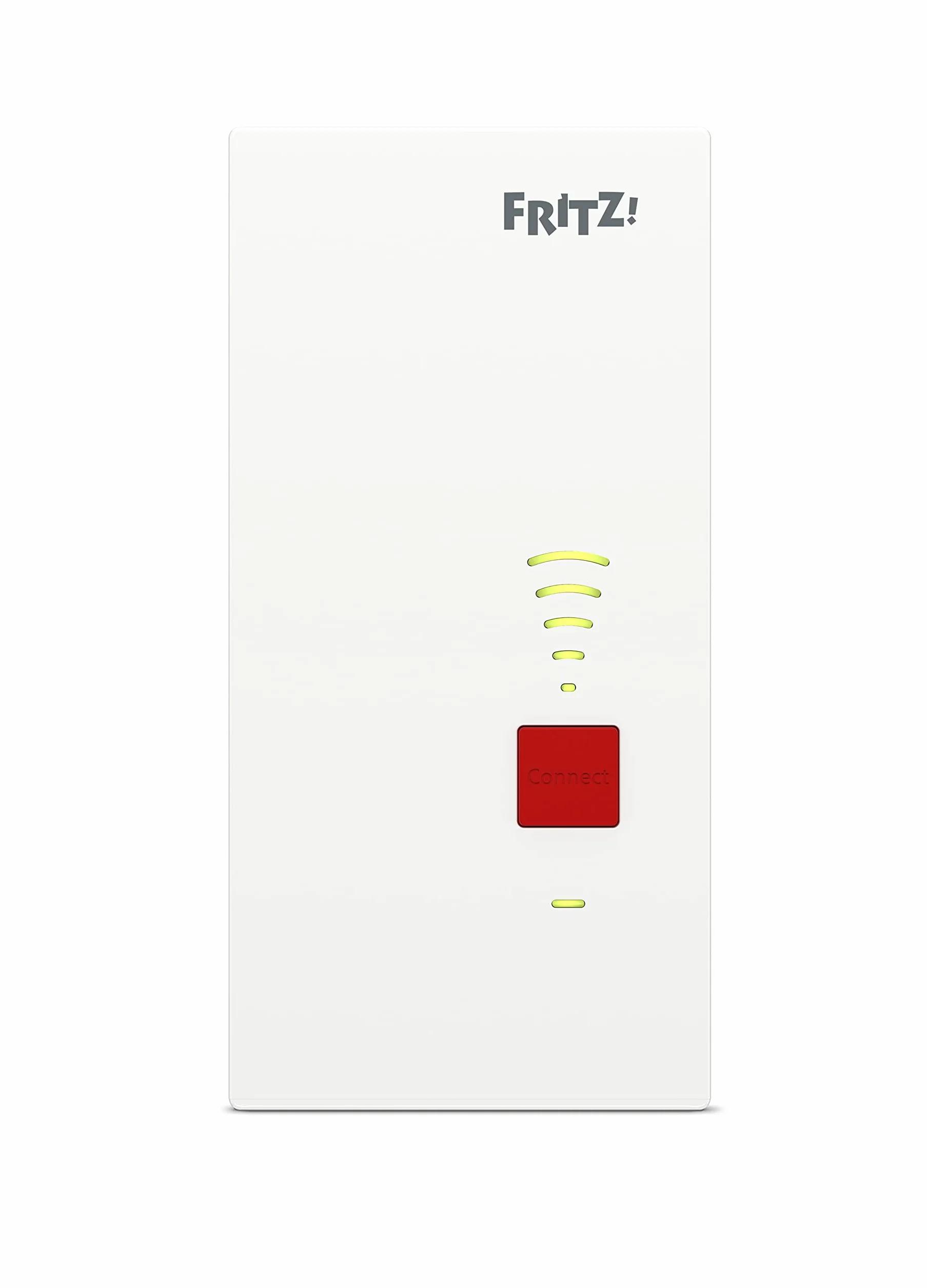 FRITZ!Repeater 2400 | Wi-Fi 5 + 4 bibande avec jusqu'à 1733 Mbit/s (5 GHz) + 600 Mbit/s (2,4 GHz) | 1 LAN Gigabit | Version internationale