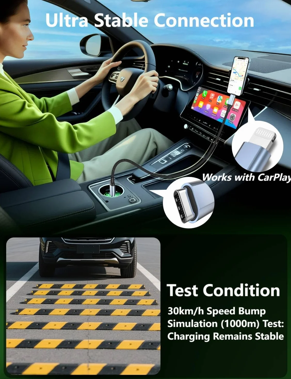 MFi Certified USB C to Lightning Cable 20cm 2 Pack PD 3.0 Short Compatible with iPhone 14 13 12 Pro Max