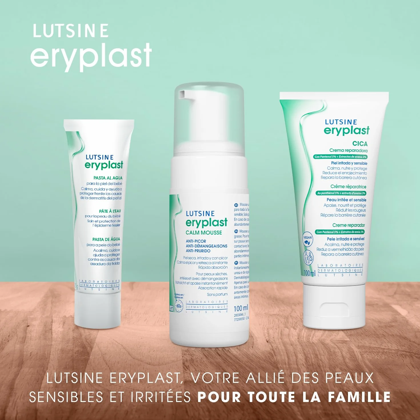 Eryplast CALM Mousse anti-démangeaisons 100ml apaise peaux sensibles irritées