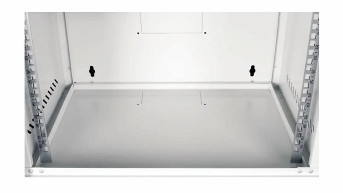 Armoire Rack 19" Mur 7U 19" (L) 542 mm (P) 400 mm Couleur Gris DISSEMBLÉ