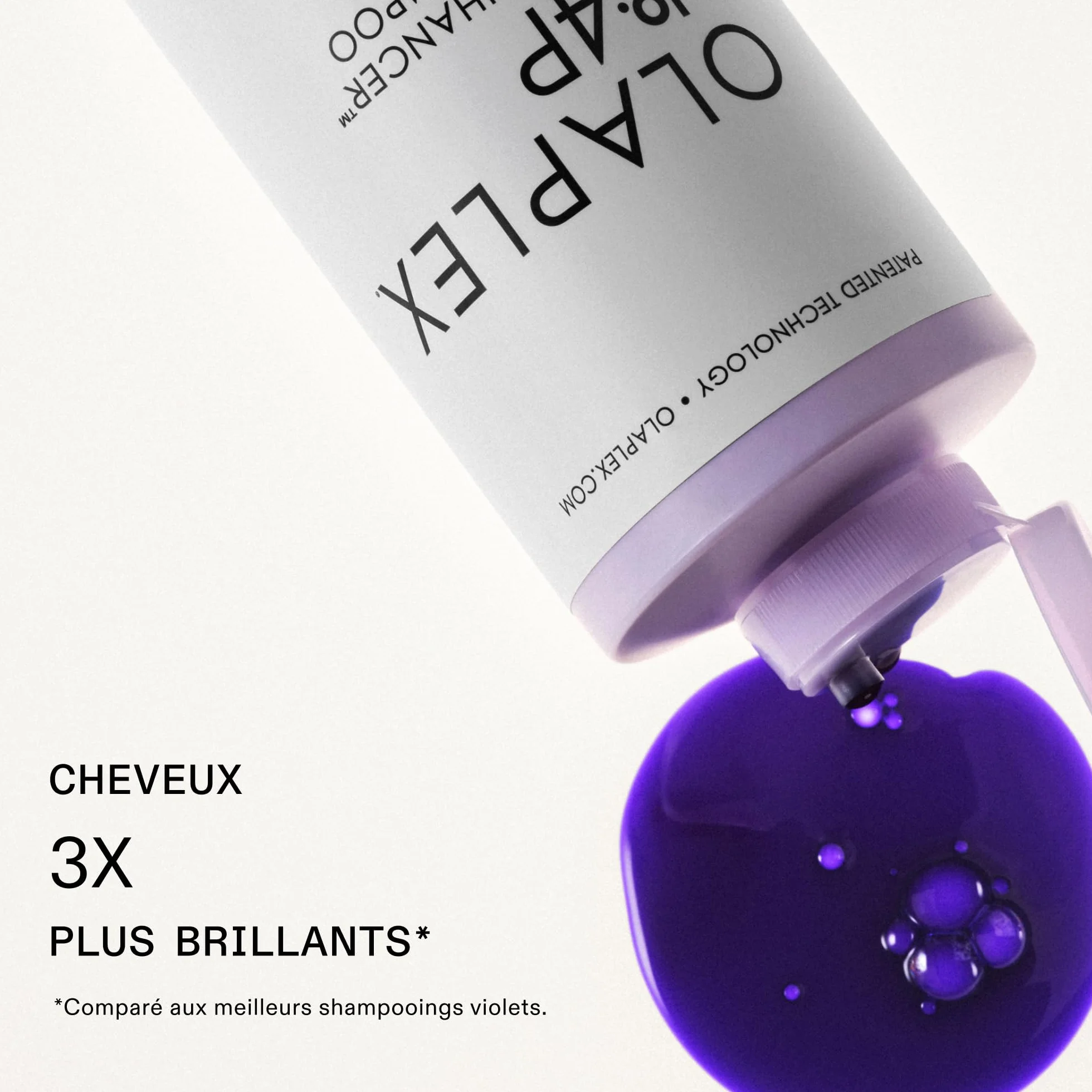 Olaplex 4P Shampoing Violet Révélateur de Blonde, Répare, Hydrate, Illumine Cheveux Blonds, Éclaircis, Gris, Sans Sulfate, 250ml