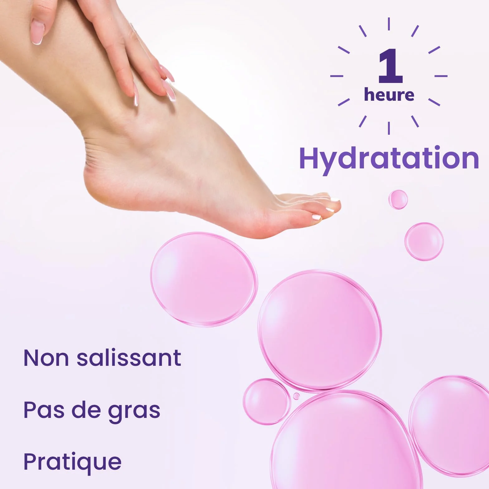 Masque Pied Exfoliant 6 Paires – Peeling Pied Hydratant au Beurre de Karité & Lavande, Chaussettes Exfoliantes