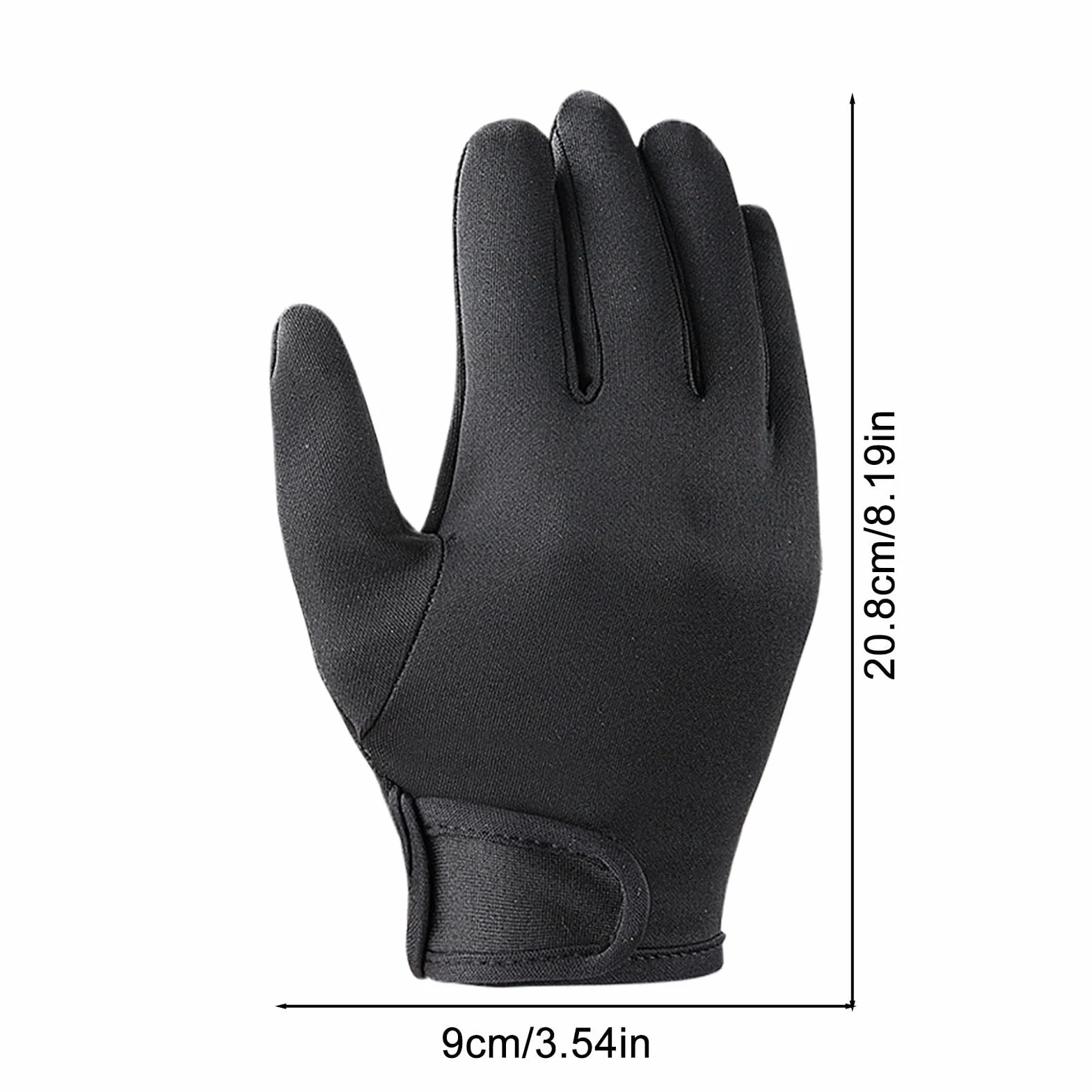 Gants thermiques résistants professionnels chauffés 5 doigts avec poignée non glissante pour coiffeurs