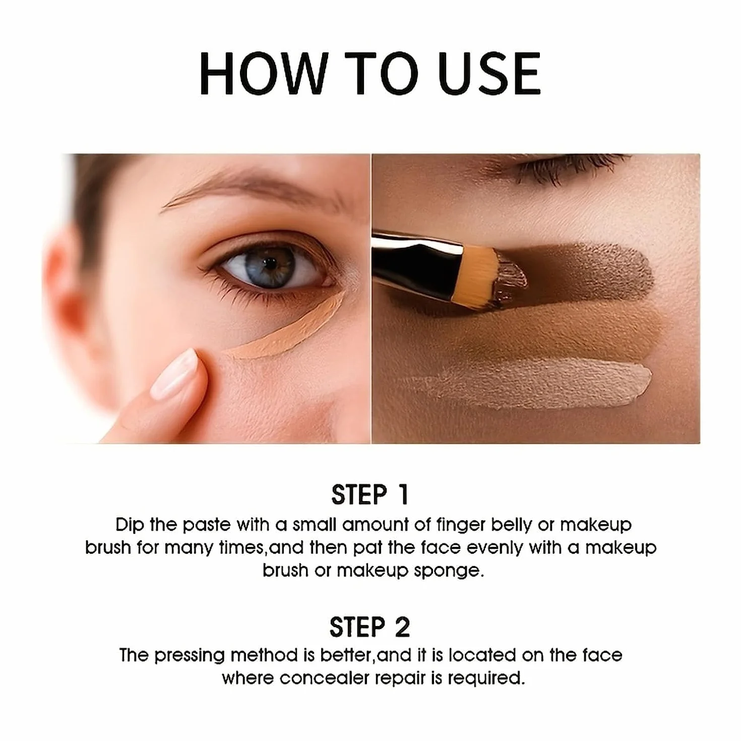 Palette anti-cernes crème 12 couleurs, blush correcteur maquillage visage durable (Série pâle)