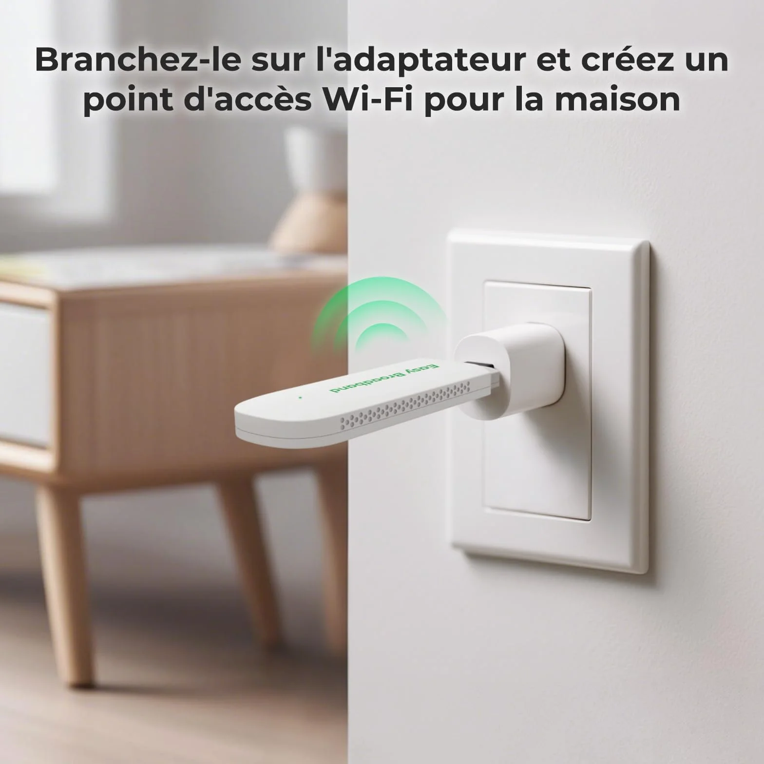 Clé Internet mobile 4G LTE WiFi 6, 150 Mbit/s, dongle USB WLAN hotspot pour ordinateur portable/PC