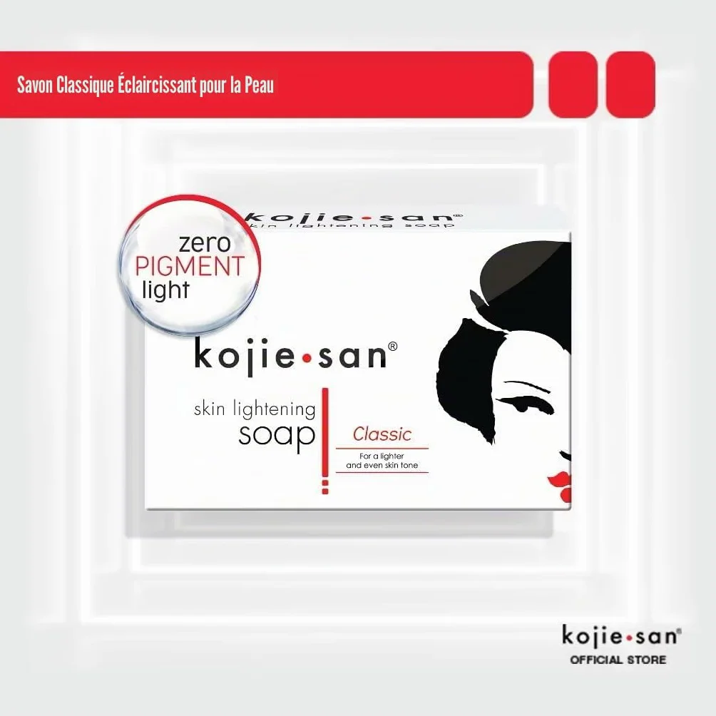 Kojie San Peau Éclairage Savon 65 g Lot de 3