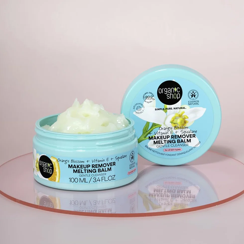 Organic Shop Orange Blossom Baume démaquillant fondant nettoyant doux 100 ml