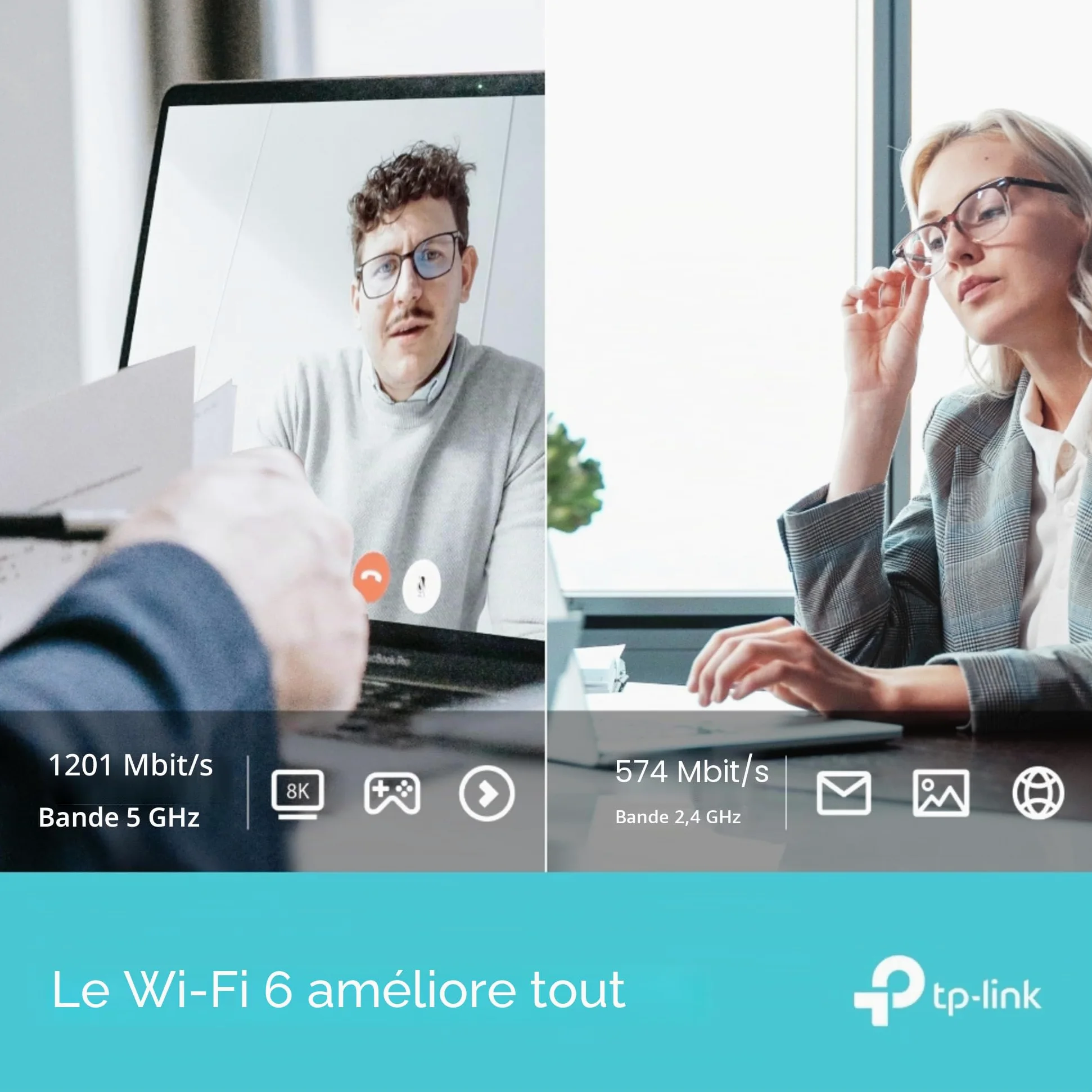 TP-Link Archer TX20U Clé WiFi AX1800 sans Fil Wi-FI 6 USB pour PC/Ordinateur Portable, dongle Wi-FI Double Bande USB 3.0 SuperSpeed, MU-MIMO, Latence Plus Faible, WPA3 hautement sécurisé, Prend en