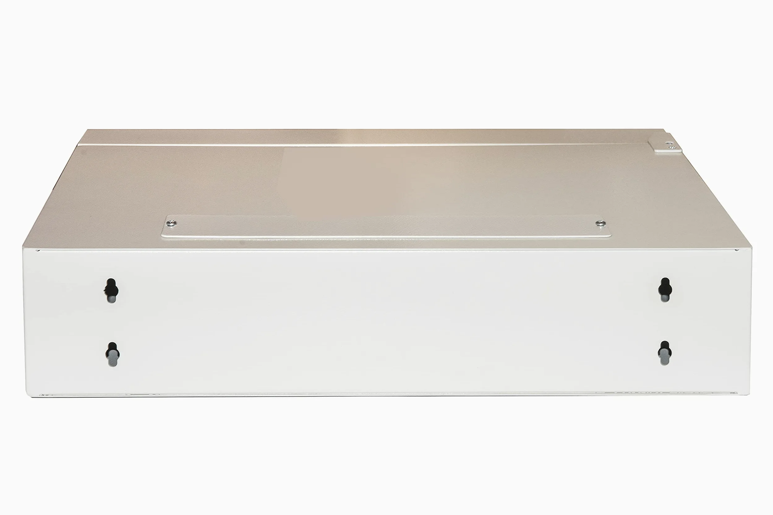 Link Accessori Armoire Rack 19" 2U Profondeur 360 mm, Couleur Gris avec Porte Verre (H x l x L) 12 x 36 x 54 cm