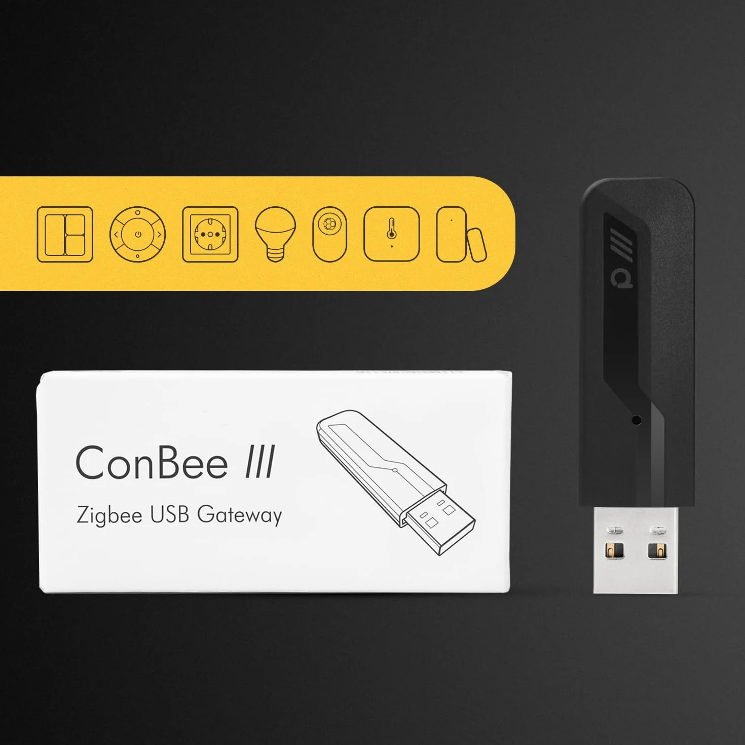 ConBee 3 Dongle USB ZigBee 3.0 Matter Over Thread Bluetooth
