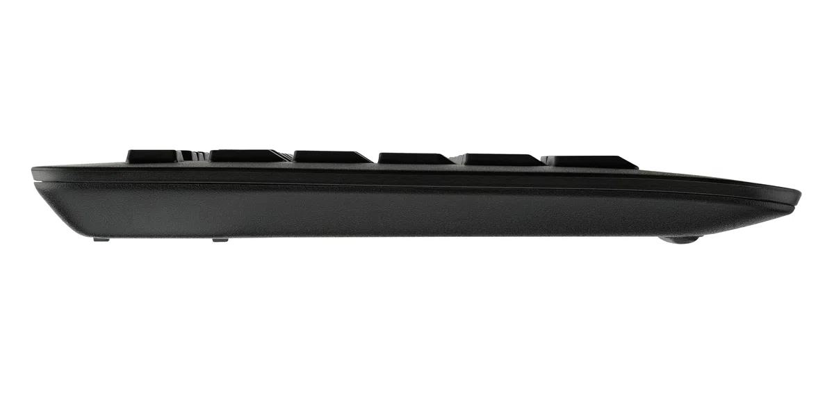 CHERRY DW 5100, Ensemble Clavier et Souris Sans Fil, Disposition Française (AZERTY), Radio 2,4 GHz, Plug & Play, Souris Ergonomique pour Droitiers, Piles, Noir