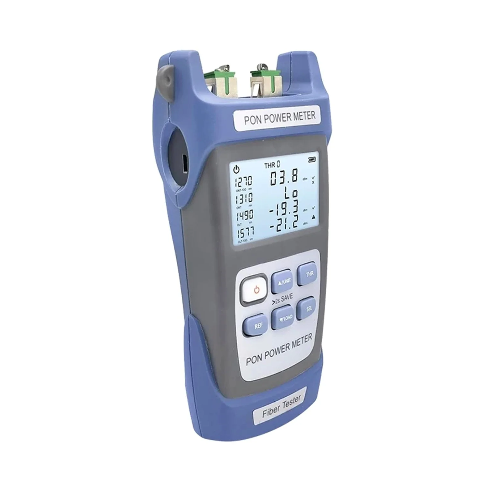 Testeur optique de compteur de puissance TM582 10G PON GPON avec longueur d'onde 1270nm/1310nm/1490nm/1577nm, testeur de câble(APC Connector)